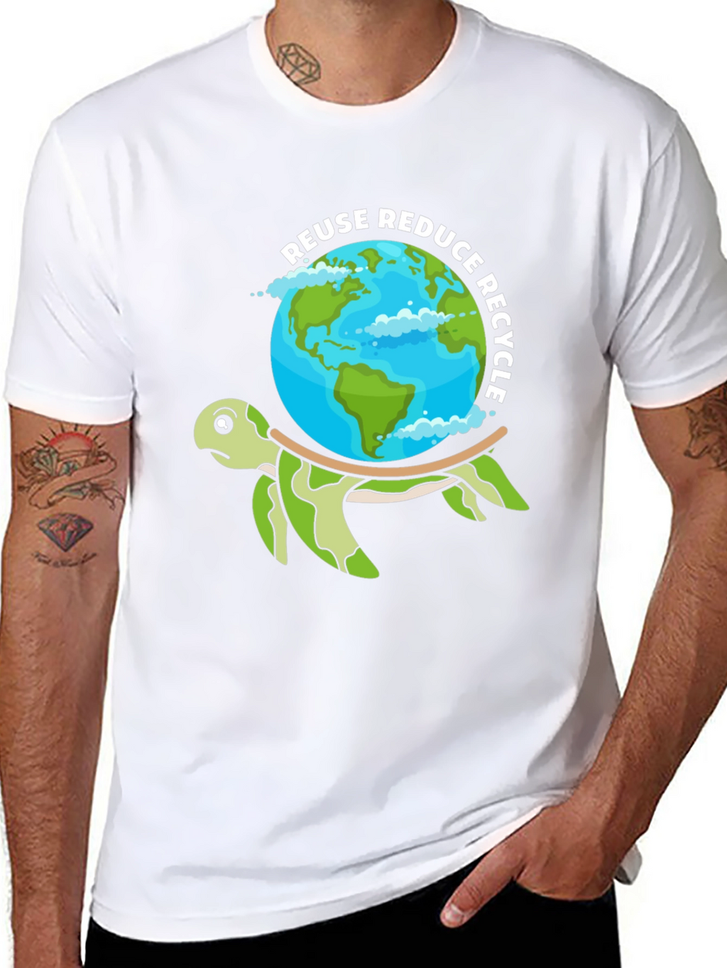 Eco-Friendly Turtle Earth T-Shirt