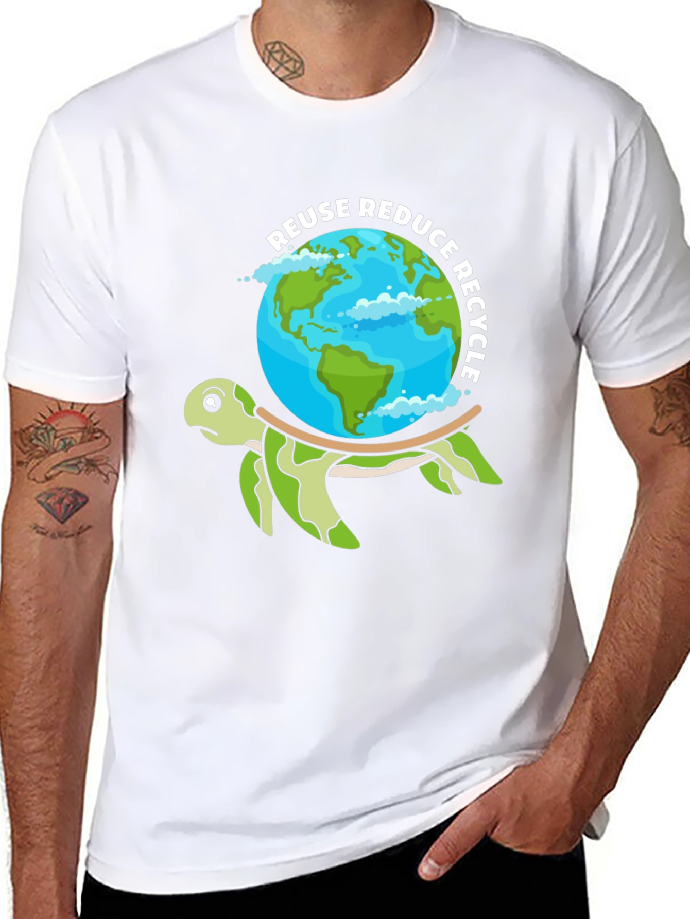 Eco-Friendly Turtle Earth T-Shirt