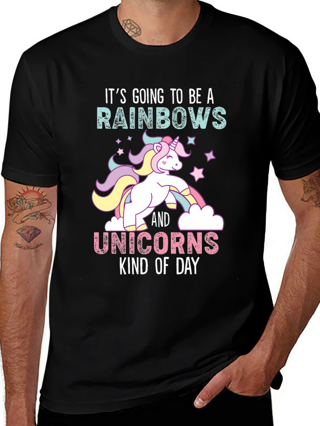Rainbows and Unicorns Graphic Tee