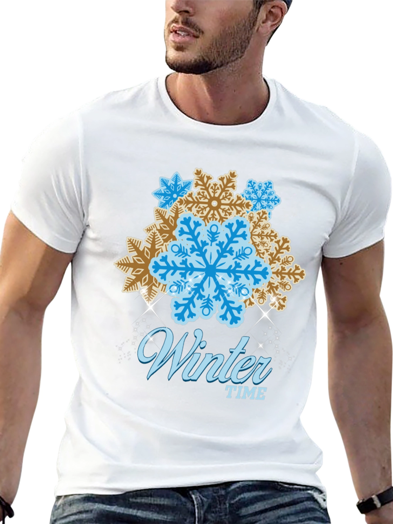 Winter Time Snowflake Graphic Tee