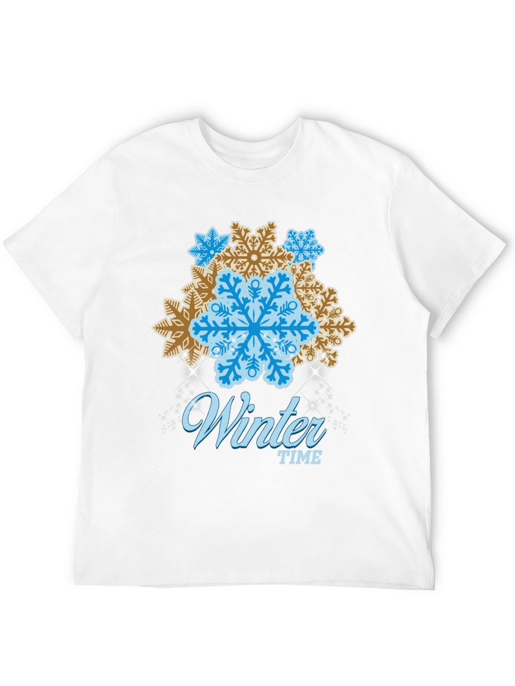 Winter Time Snowflake Graphic Tee