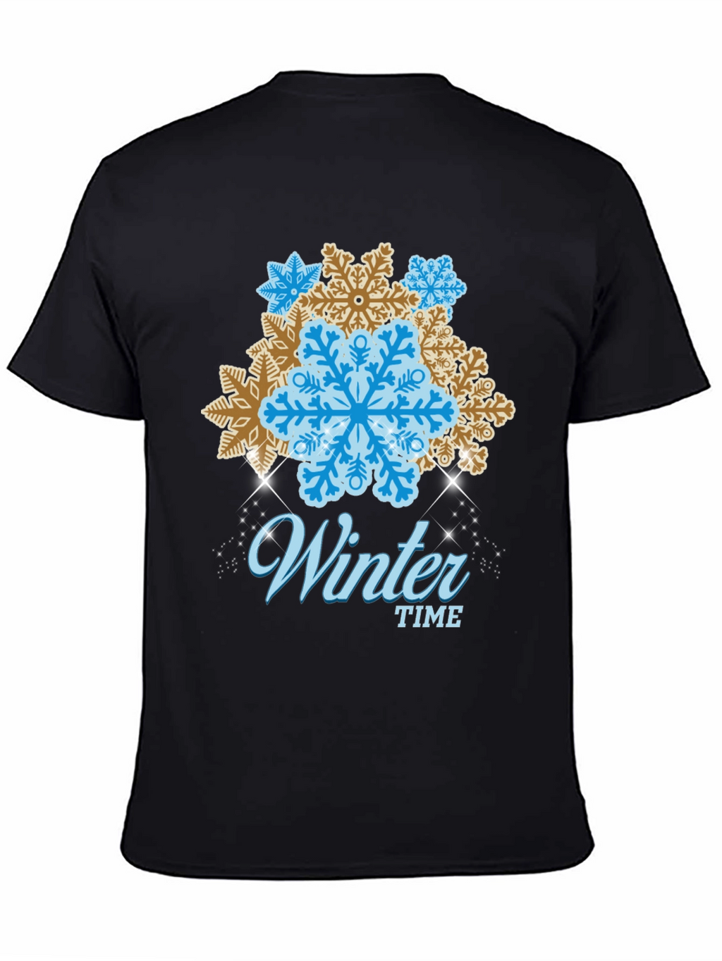 Winter Time Snowflake Graphic Tee