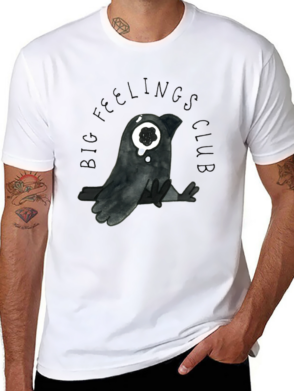 Big Feelings Club Raven T-Shirt