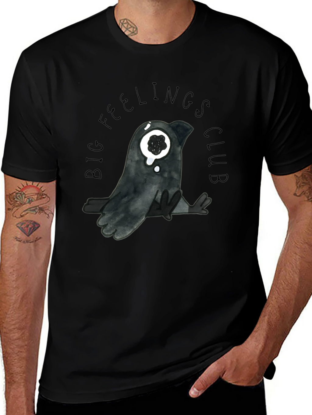Big Feelings Club Raven T-Shirt