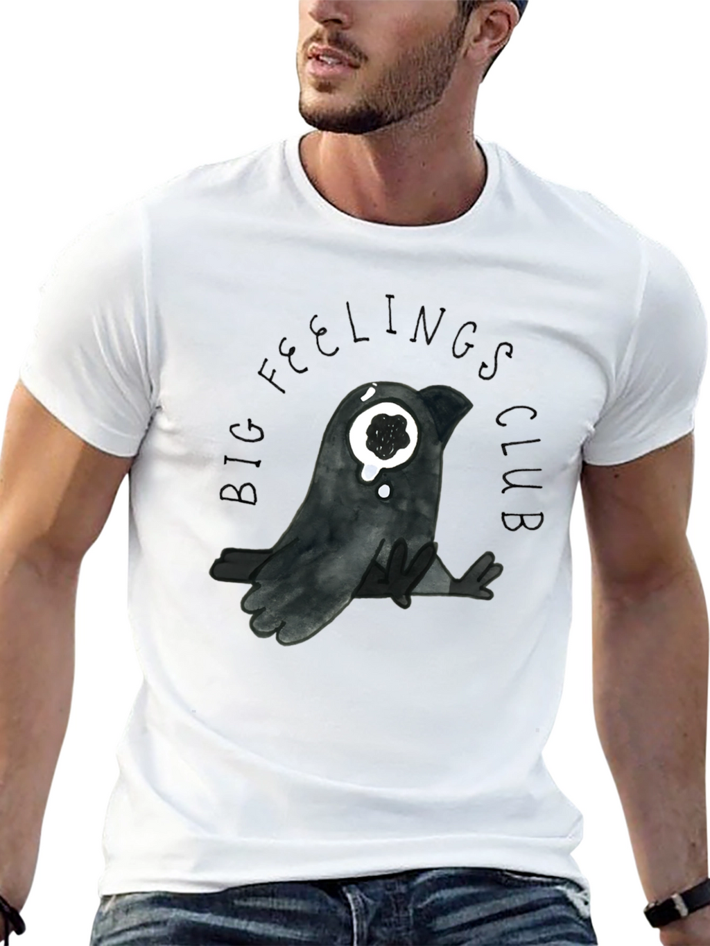 Big Feelings Club Raven T-Shirt