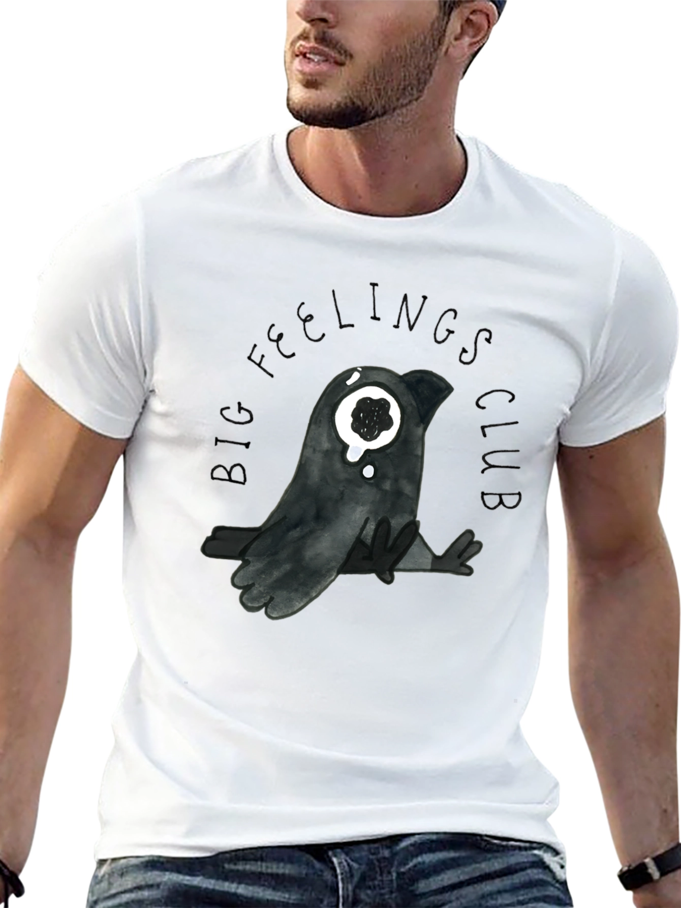 Big Feelings Club Raven T-Shirt
