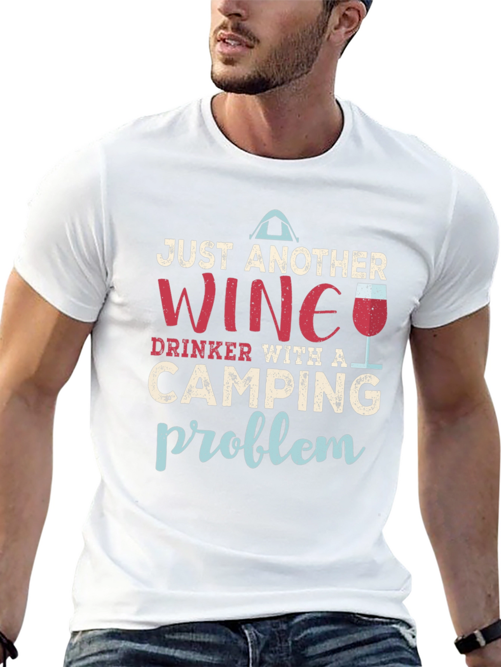 Wine & Camping Lover T-Shirt