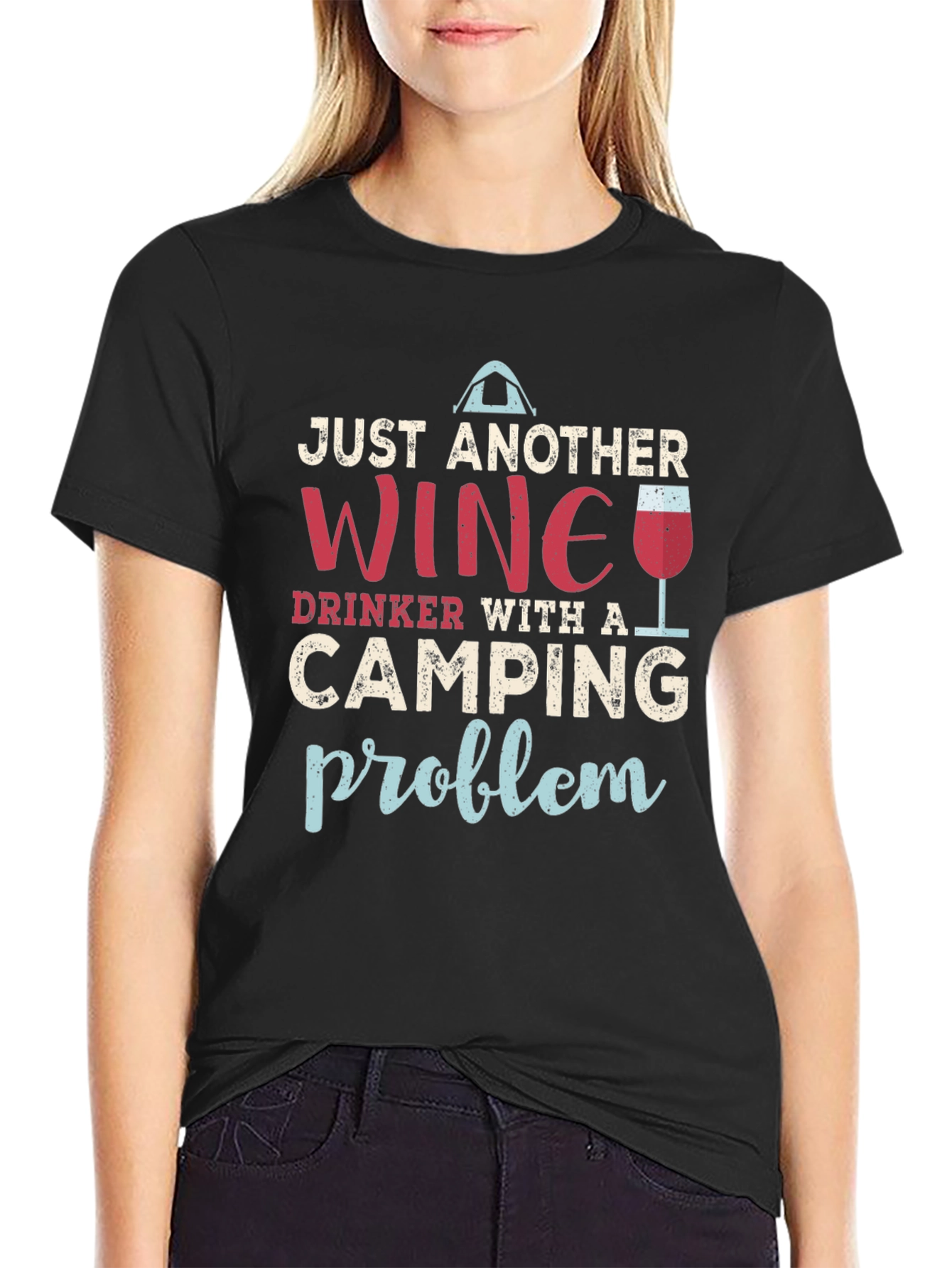 Wine & Camping Lover T-Shirt