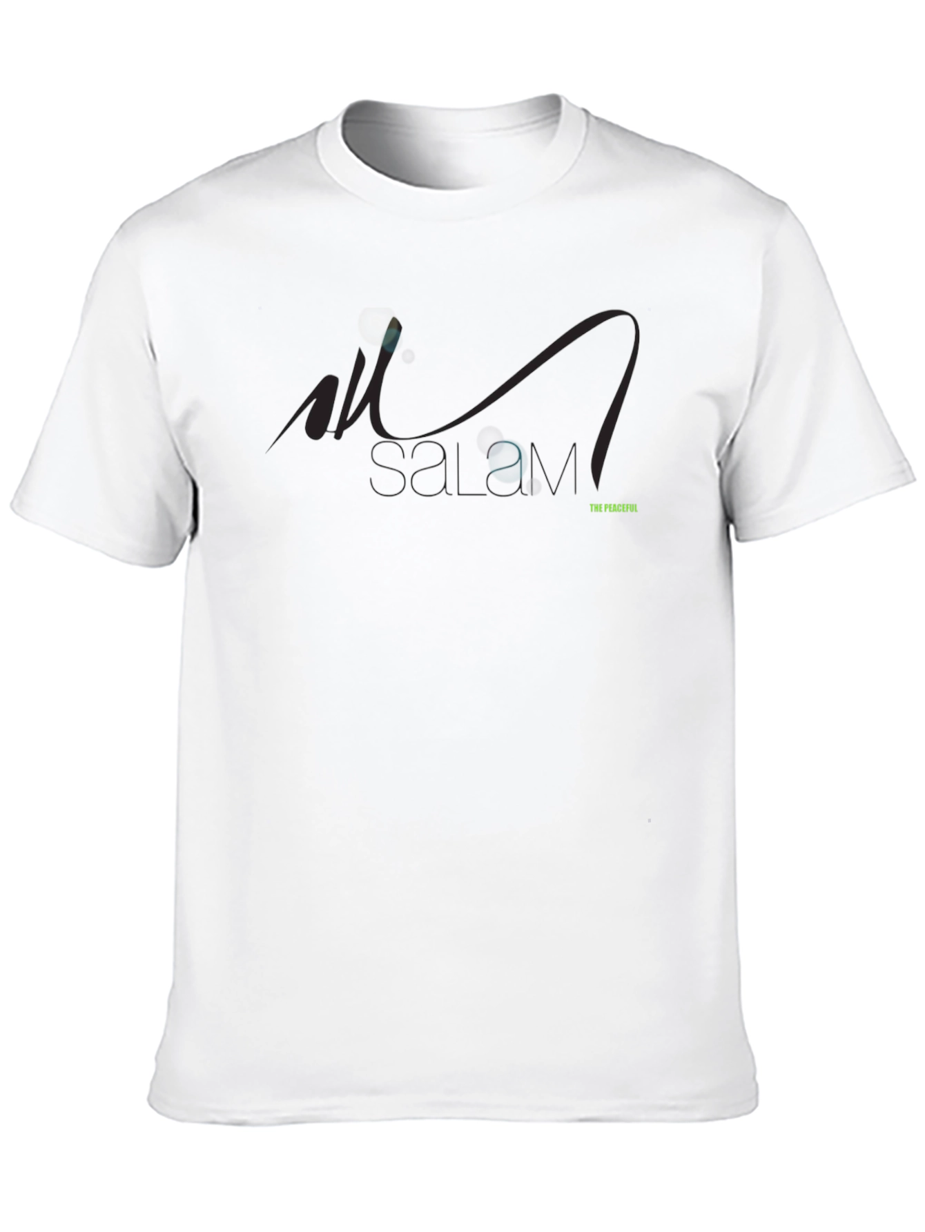 The Peaceful Black Graphic Tee for Men