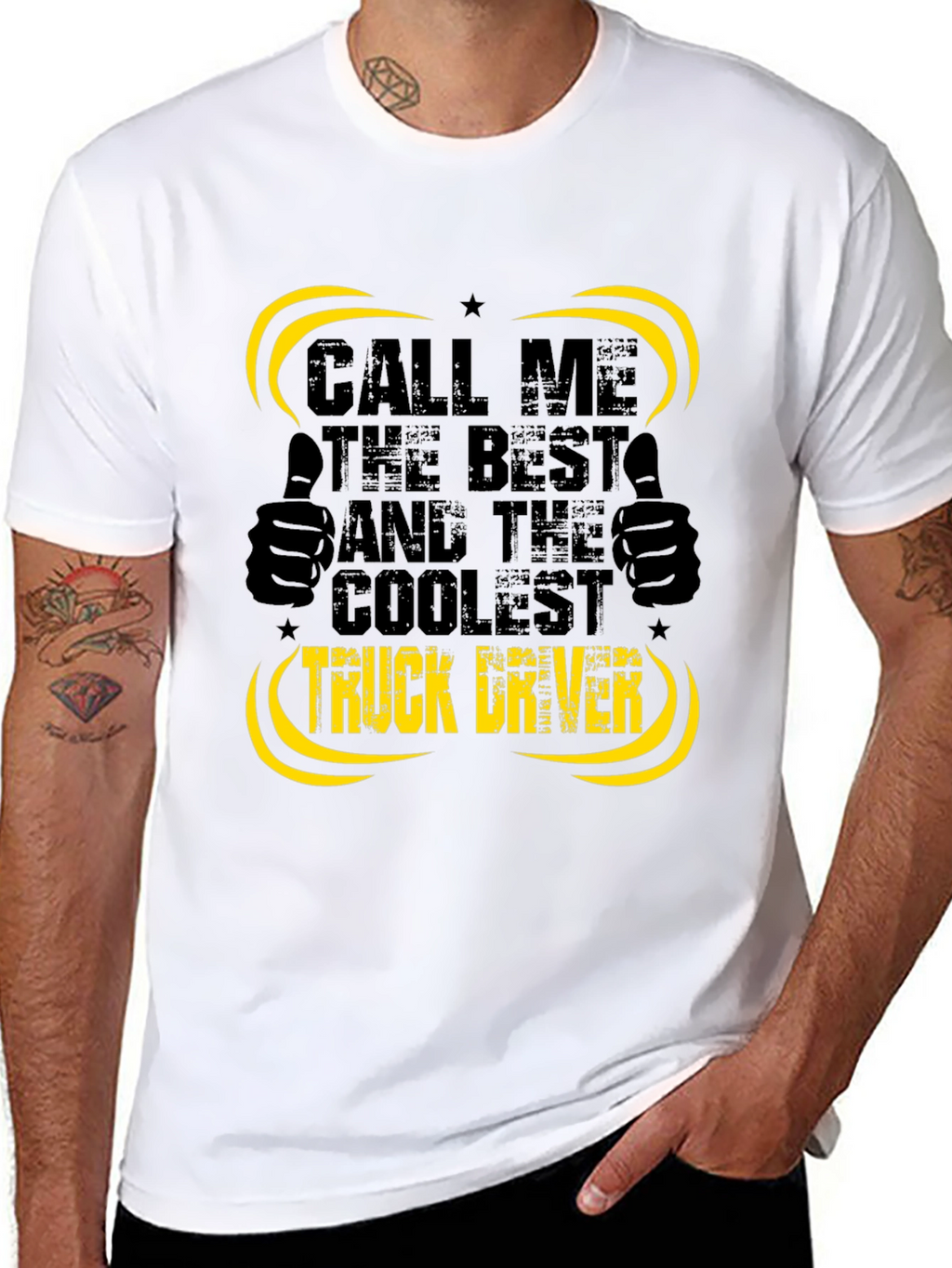 Coolest Truck Driver Black T-Shirt