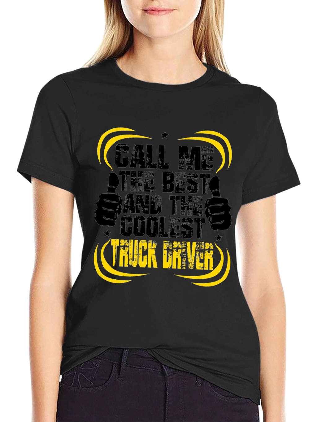 Coolest Truck Driver Black T-Shirt