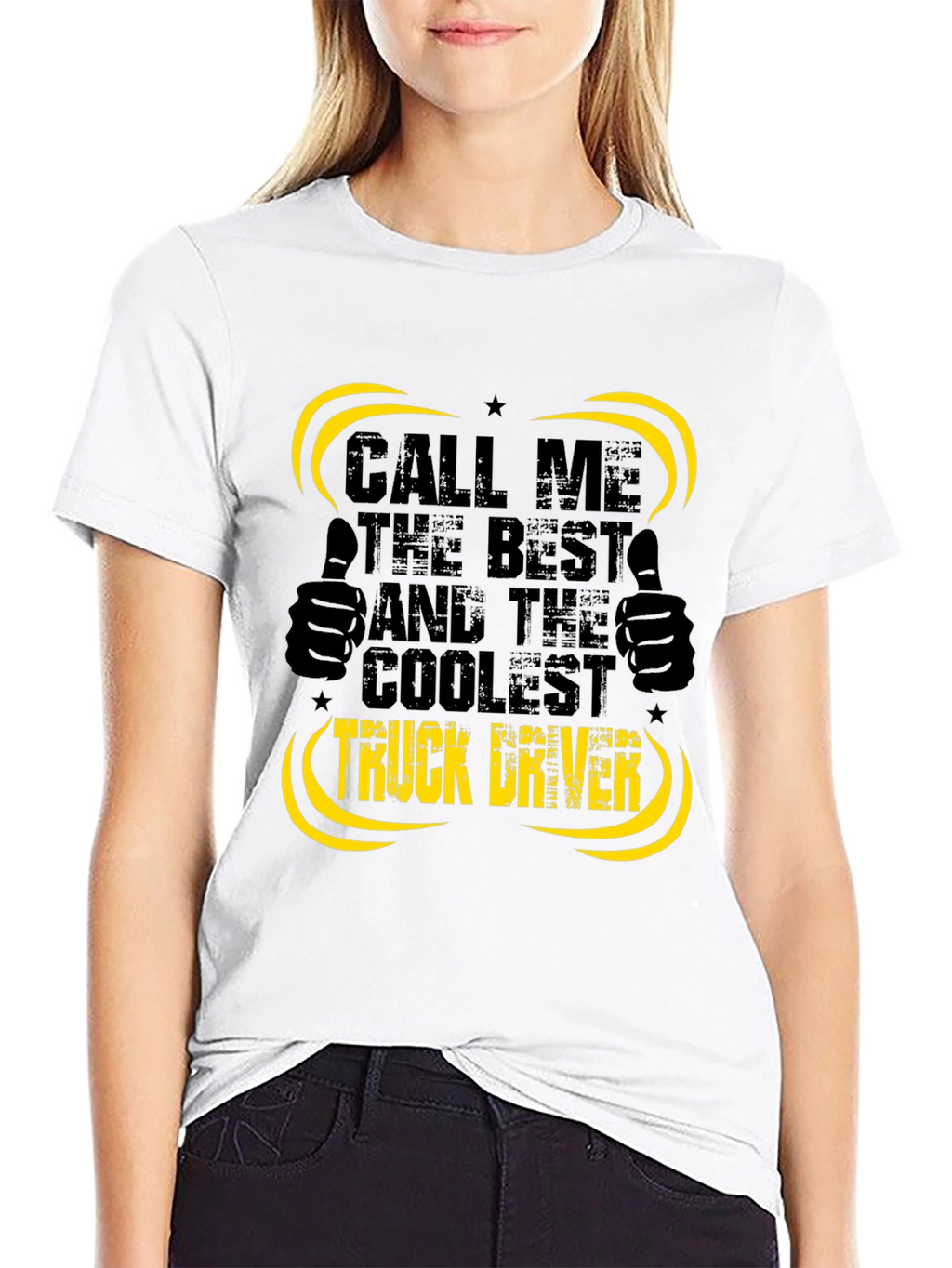 Coolest Truck Driver Black T-Shirt