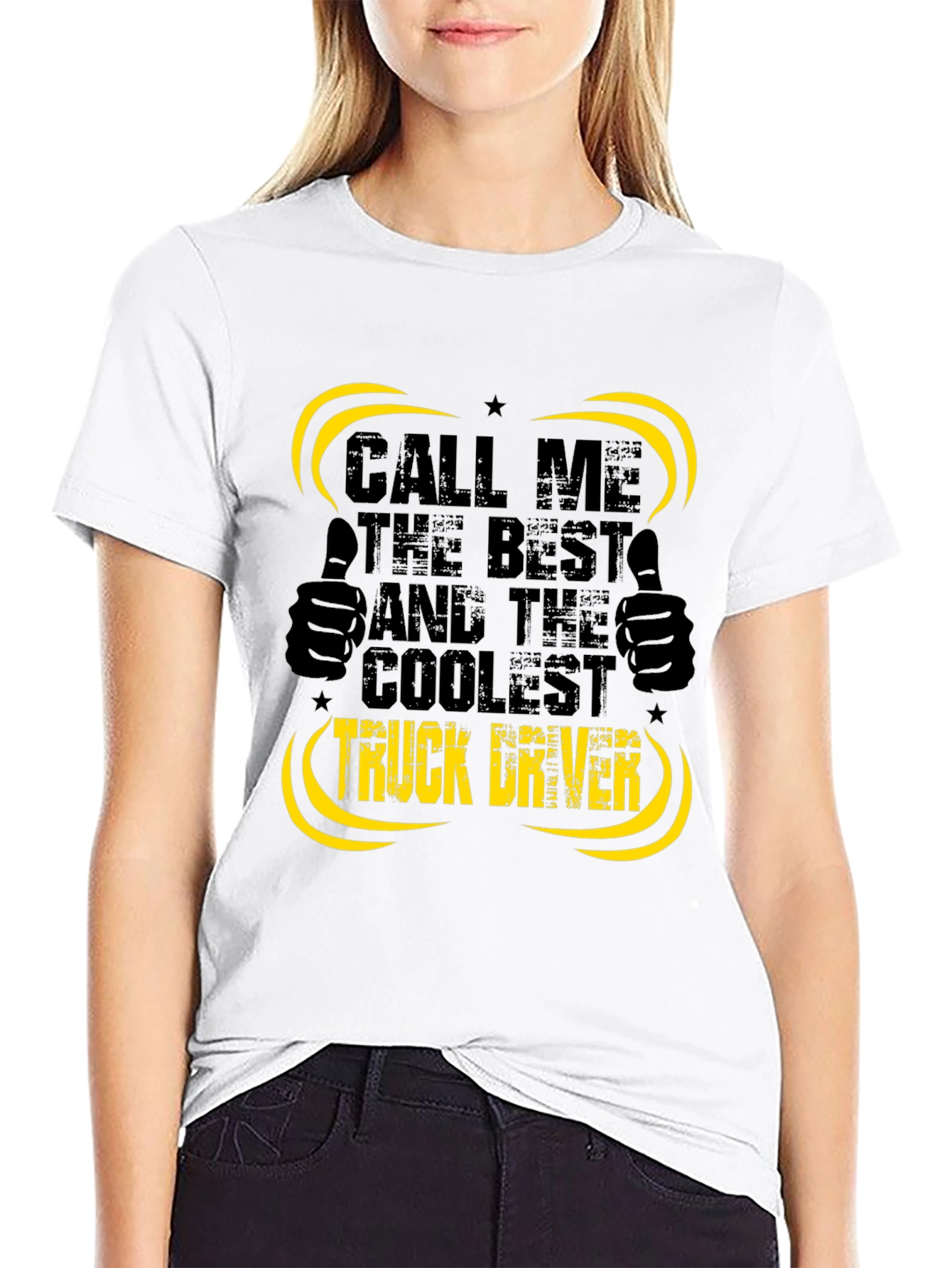 Coolest Truck Driver Black T-Shirt