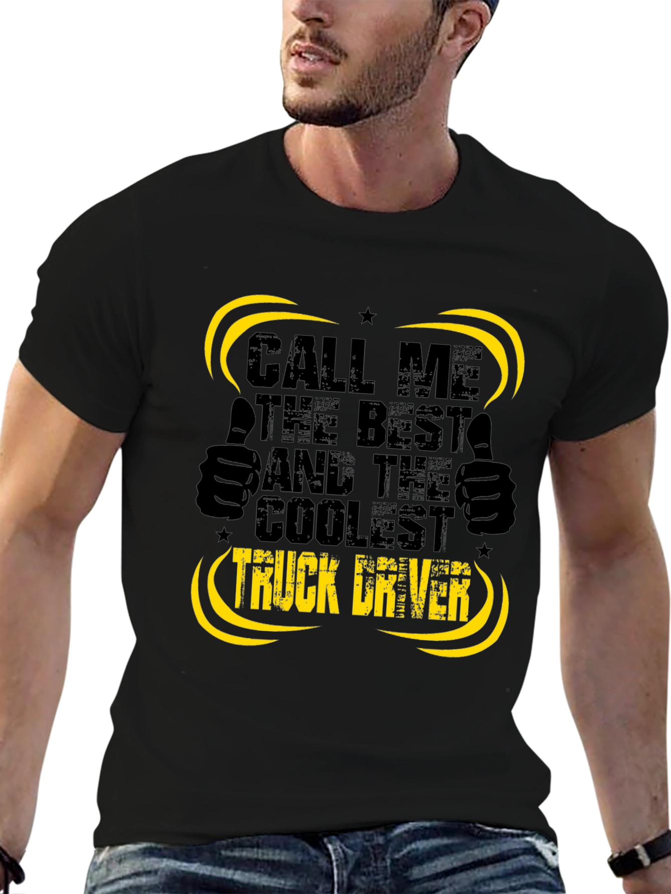 Coolest Truck Driver Black T-Shirt