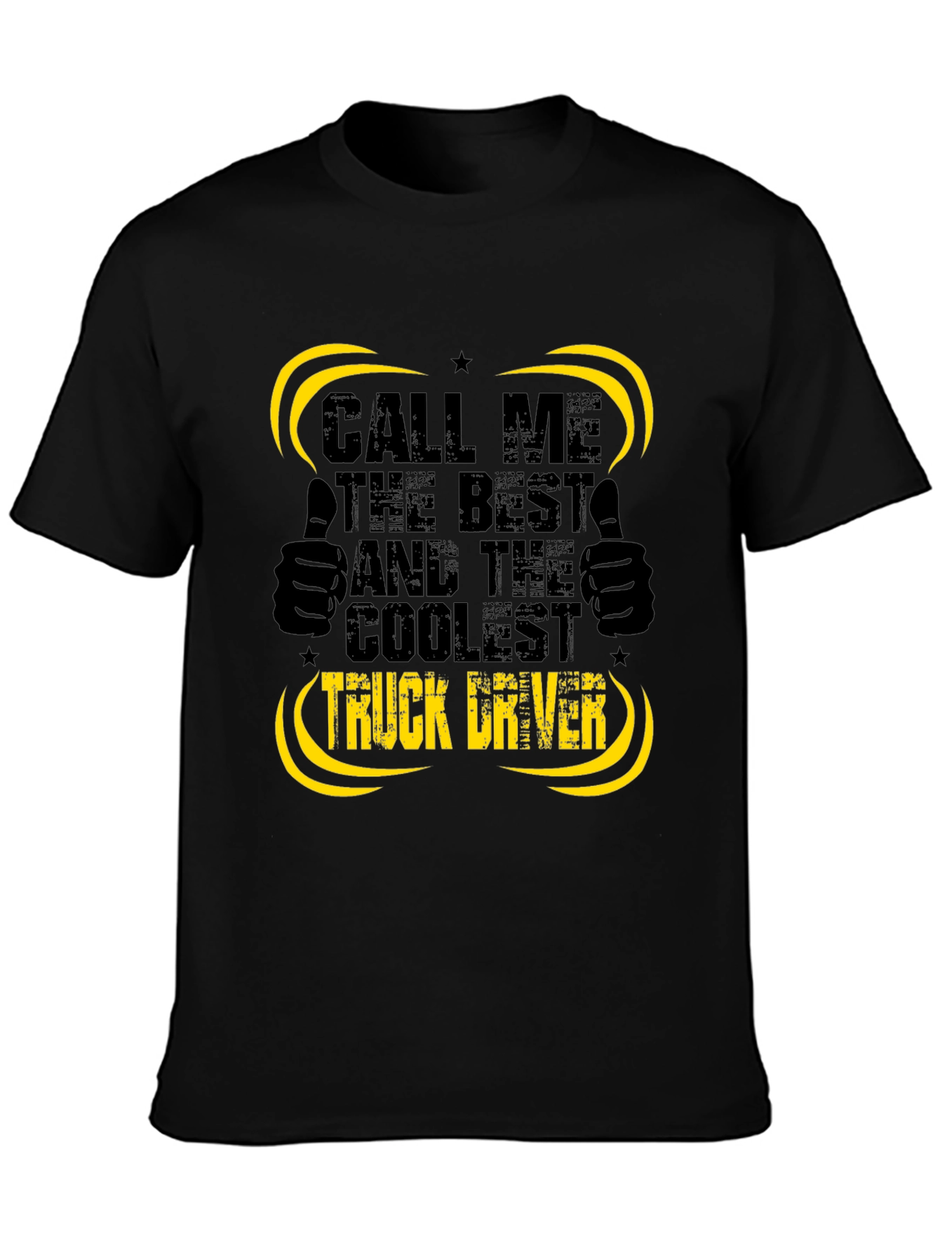 Coolest Truck Driver Black T-Shirt