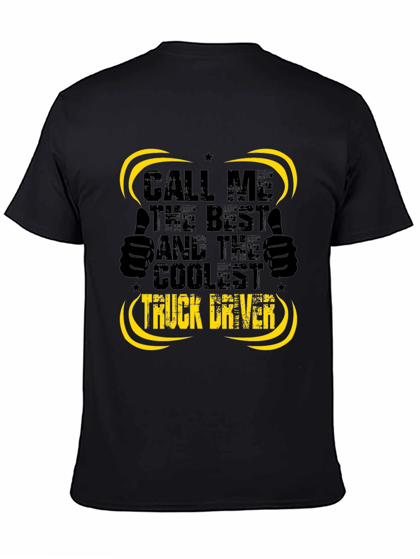 Coolest Truck Driver Black T-Shirt