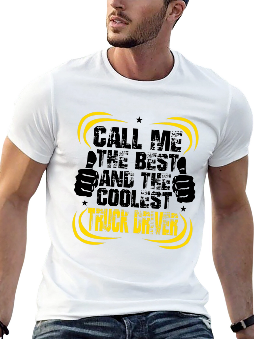 Coolest Truck Driver Black T-Shirt