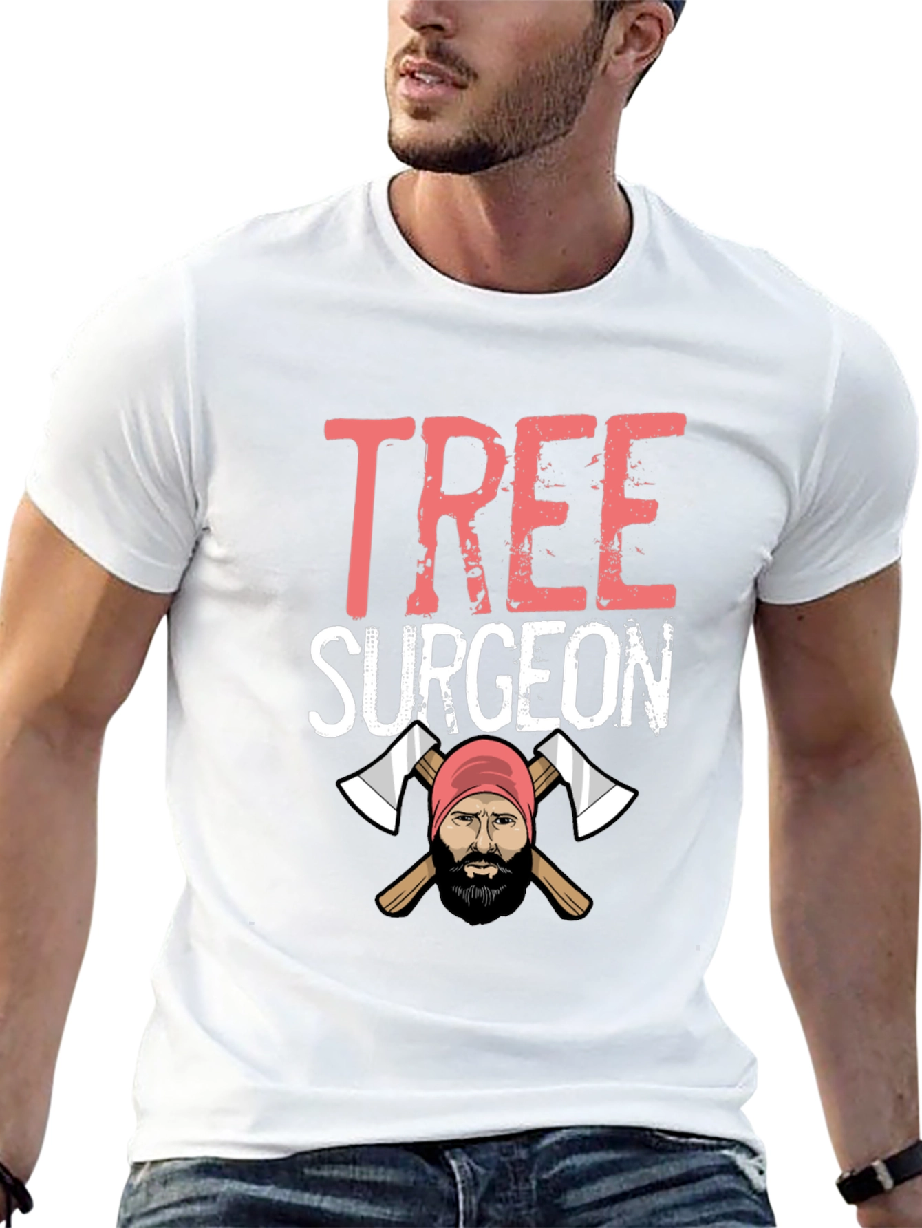 Tree Surgeon T-Shirt - Lumberjack Axe Design