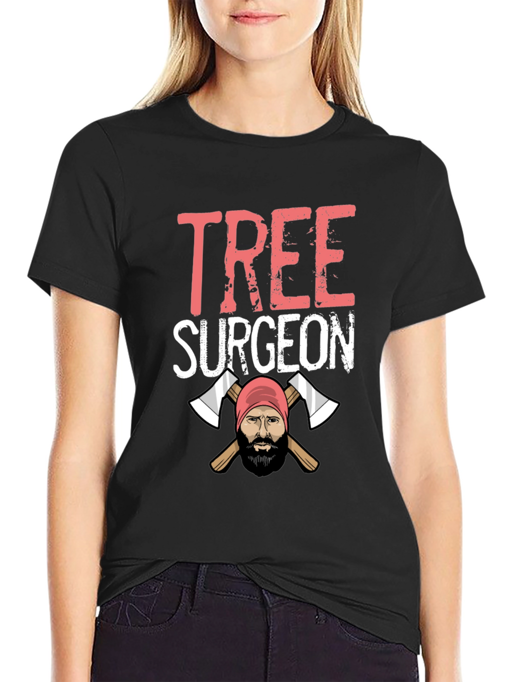 Tree Surgeon T-Shirt - Lumberjack Axe Design