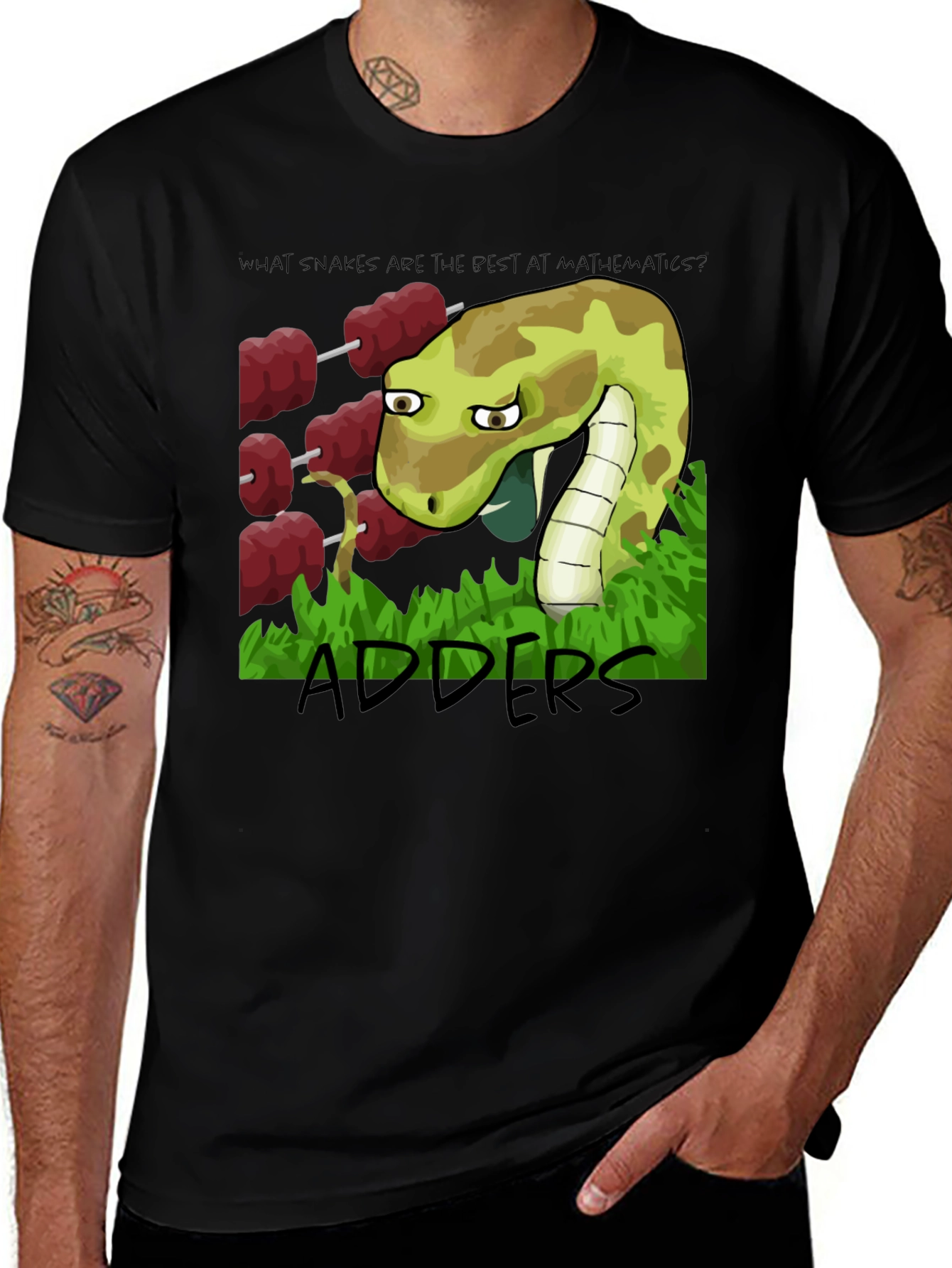 Funny Adder Math Pun T-Shirt