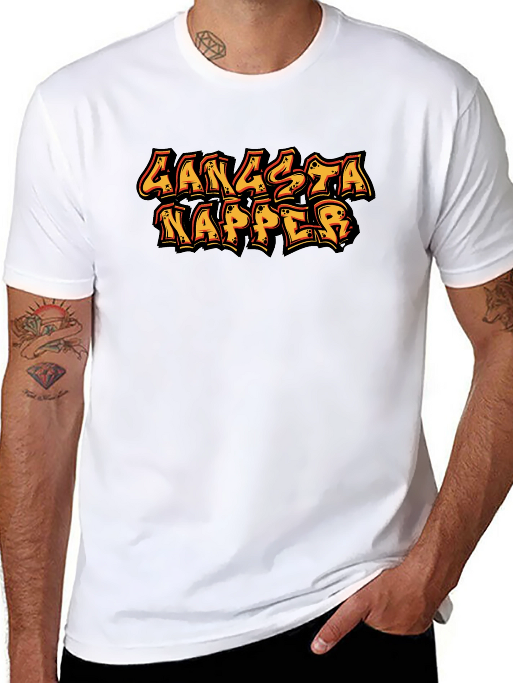Gangsta Napper T-Shirt - Bold Graphic Tee