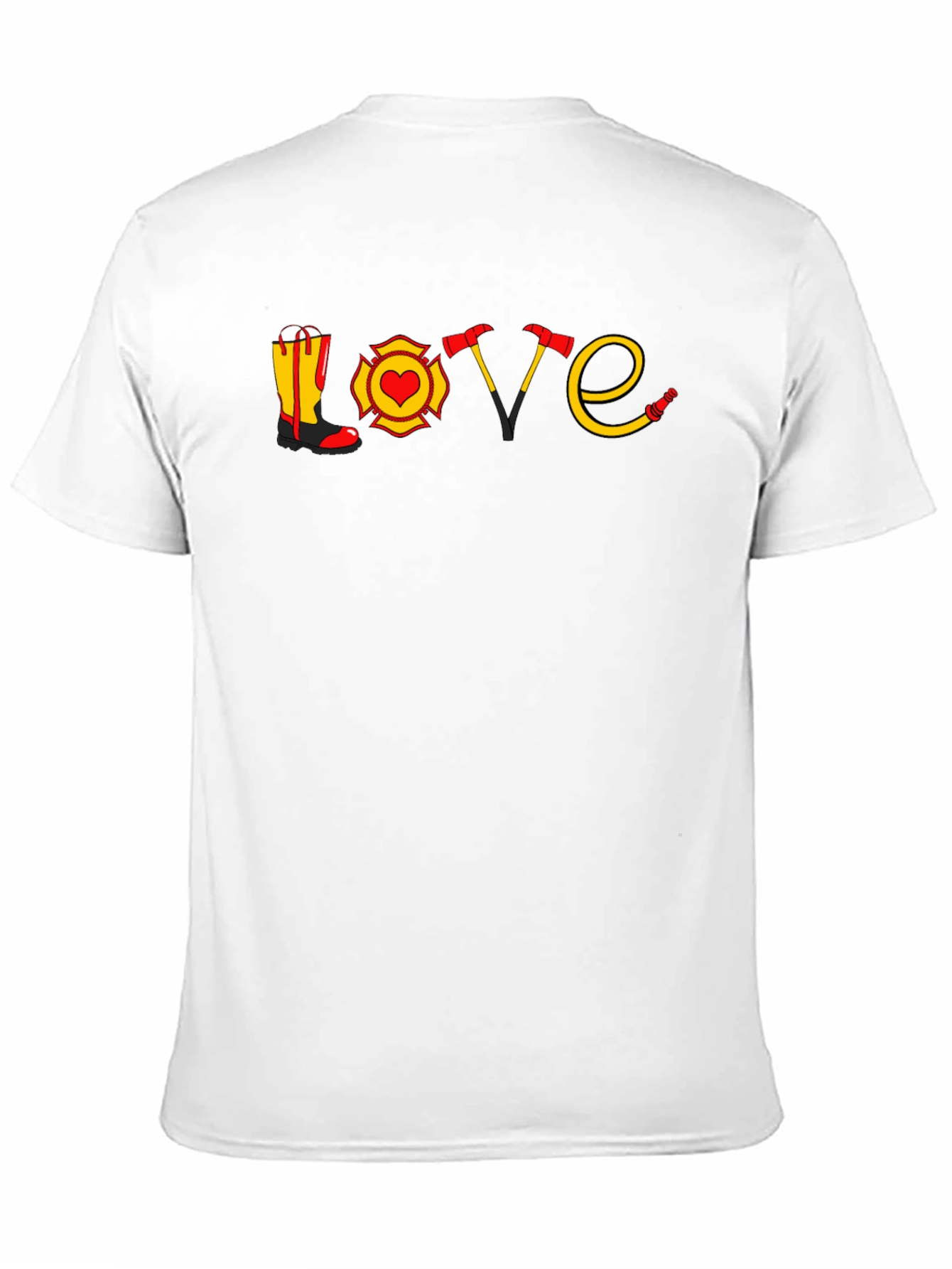 Firefighter Love Graphic T-Shirt