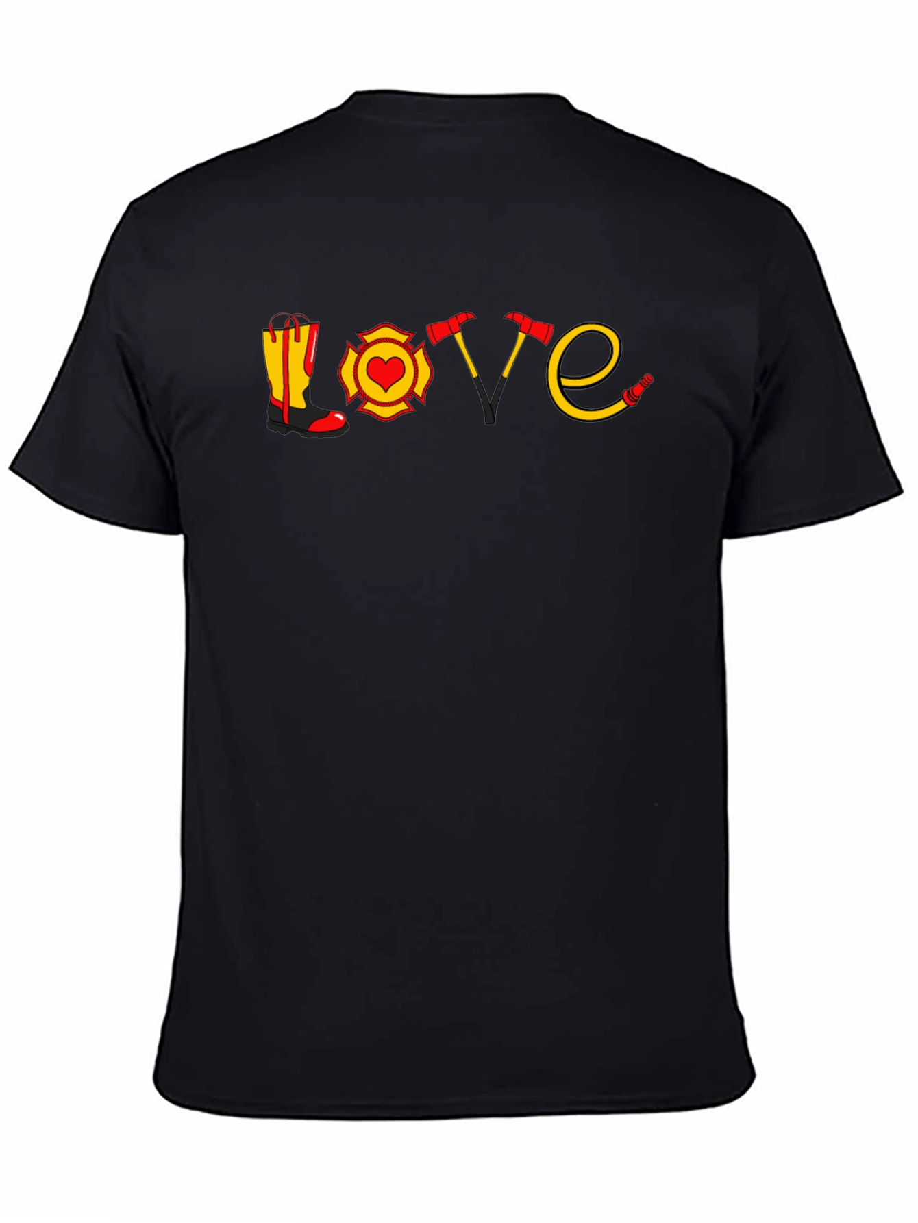 Firefighter Love Graphic T-Shirt