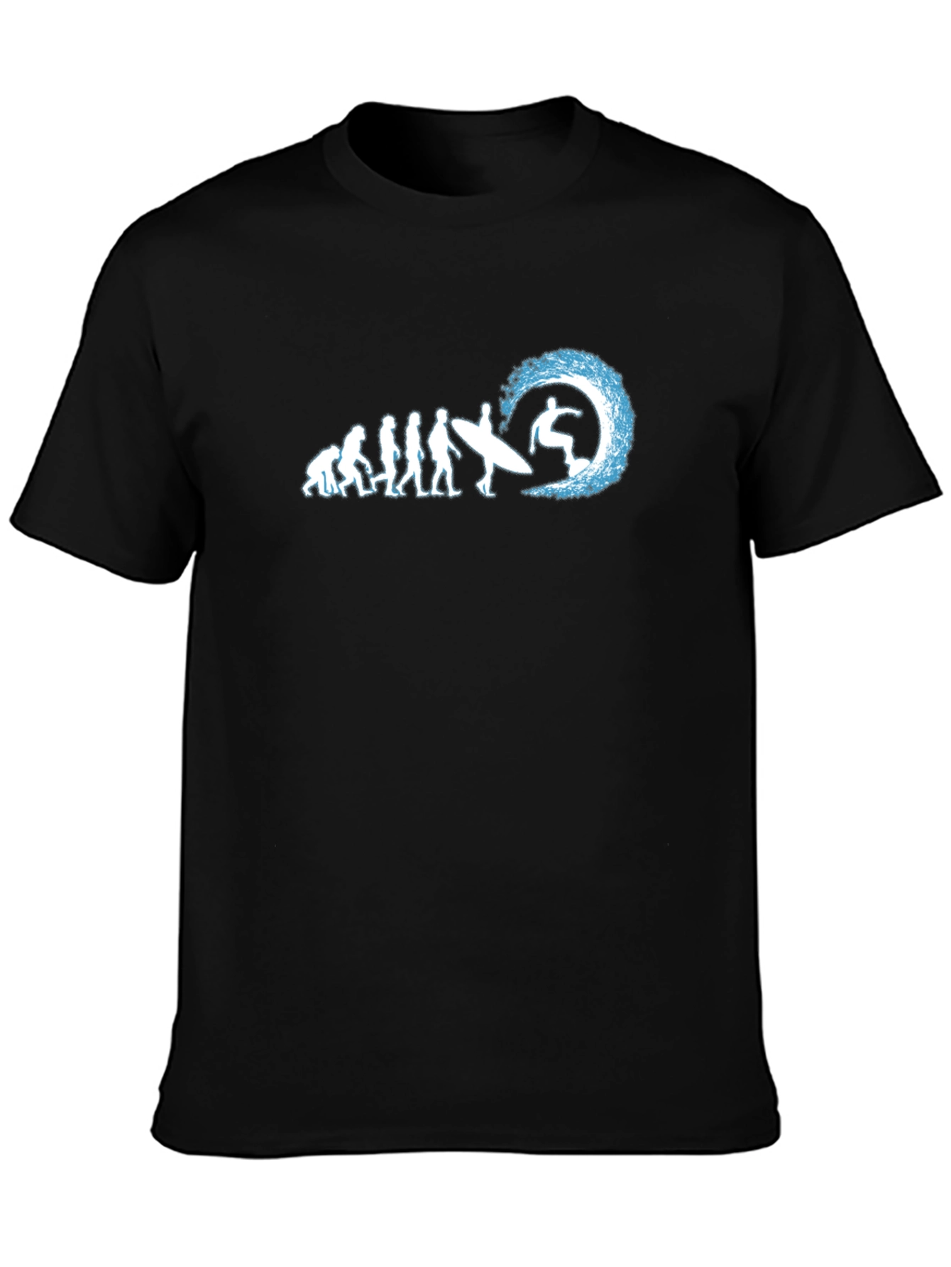 Evolution of Surfing Graphic T-Shirt