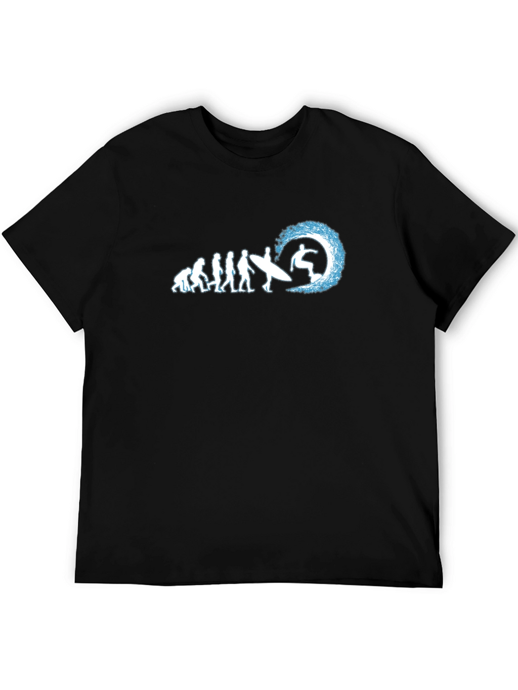 Evolution of Surfing Graphic T-Shirt