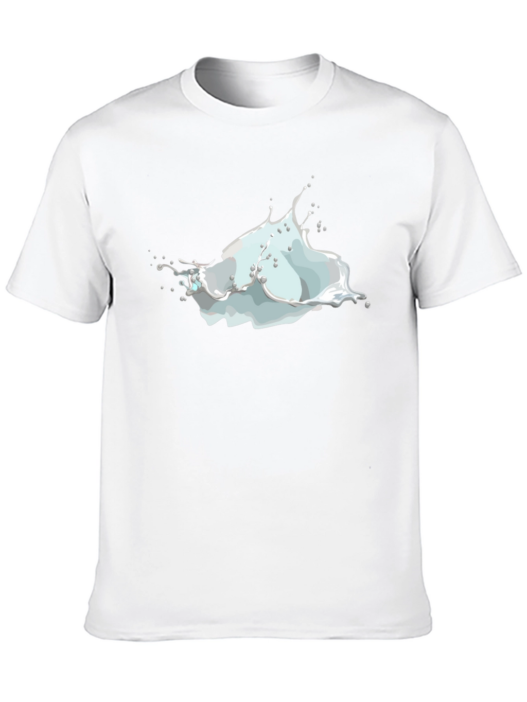 Milk Splash Graphic Tee - Mens Black T-Shirt