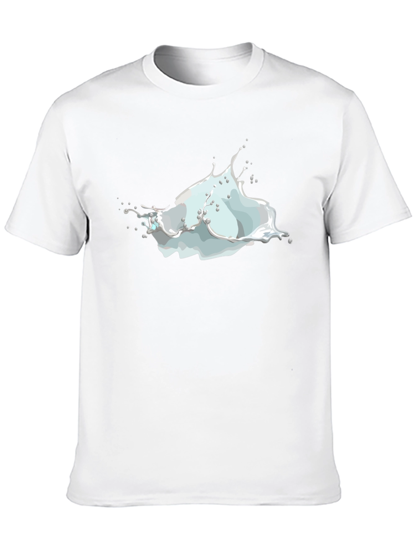 Milk Splash Graphic Tee - Mens Black T-Shirt