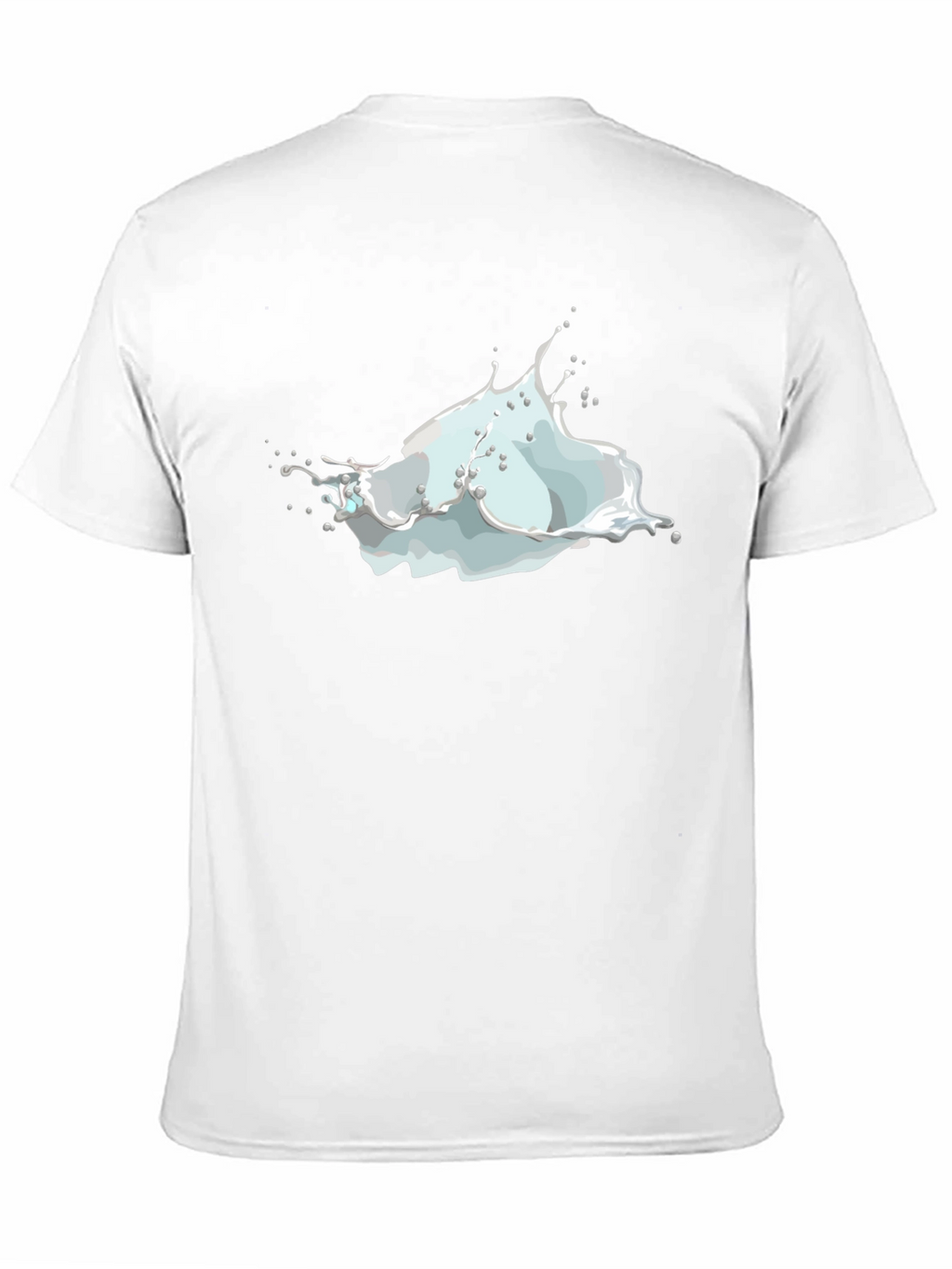 Milk Splash Graphic Tee - Mens Black T-Shirt