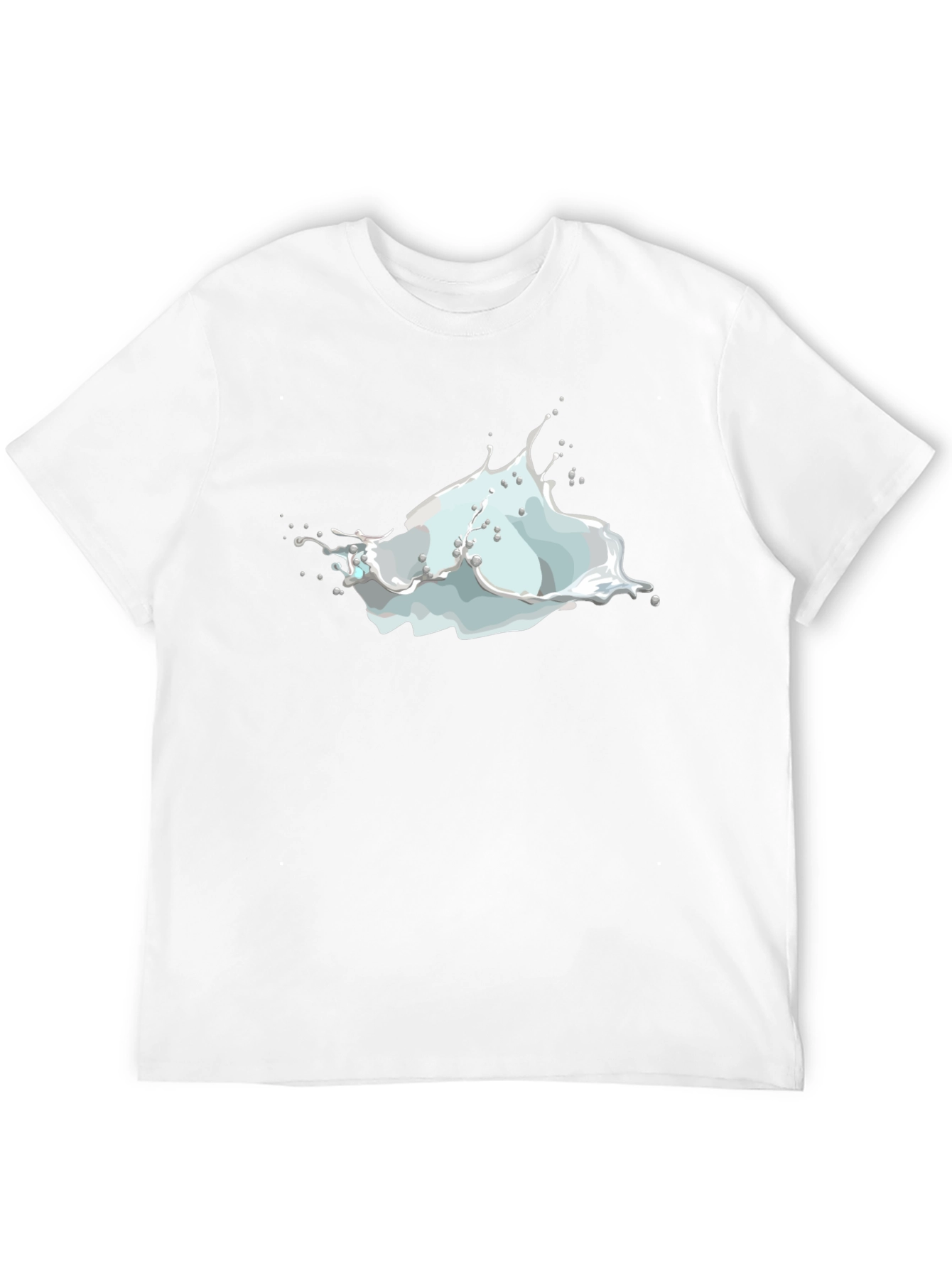 Milk Splash Graphic Tee - Mens Black T-Shirt