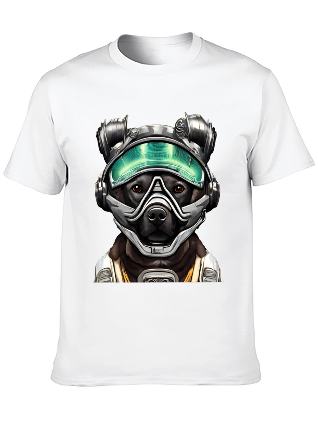 Dog in Space Suit Graphic Tee