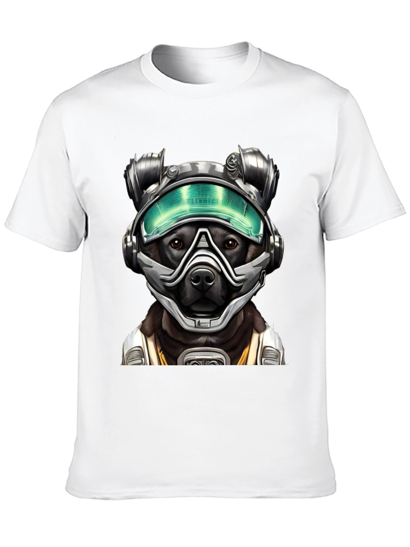 Dog in Space Suit Graphic Tee