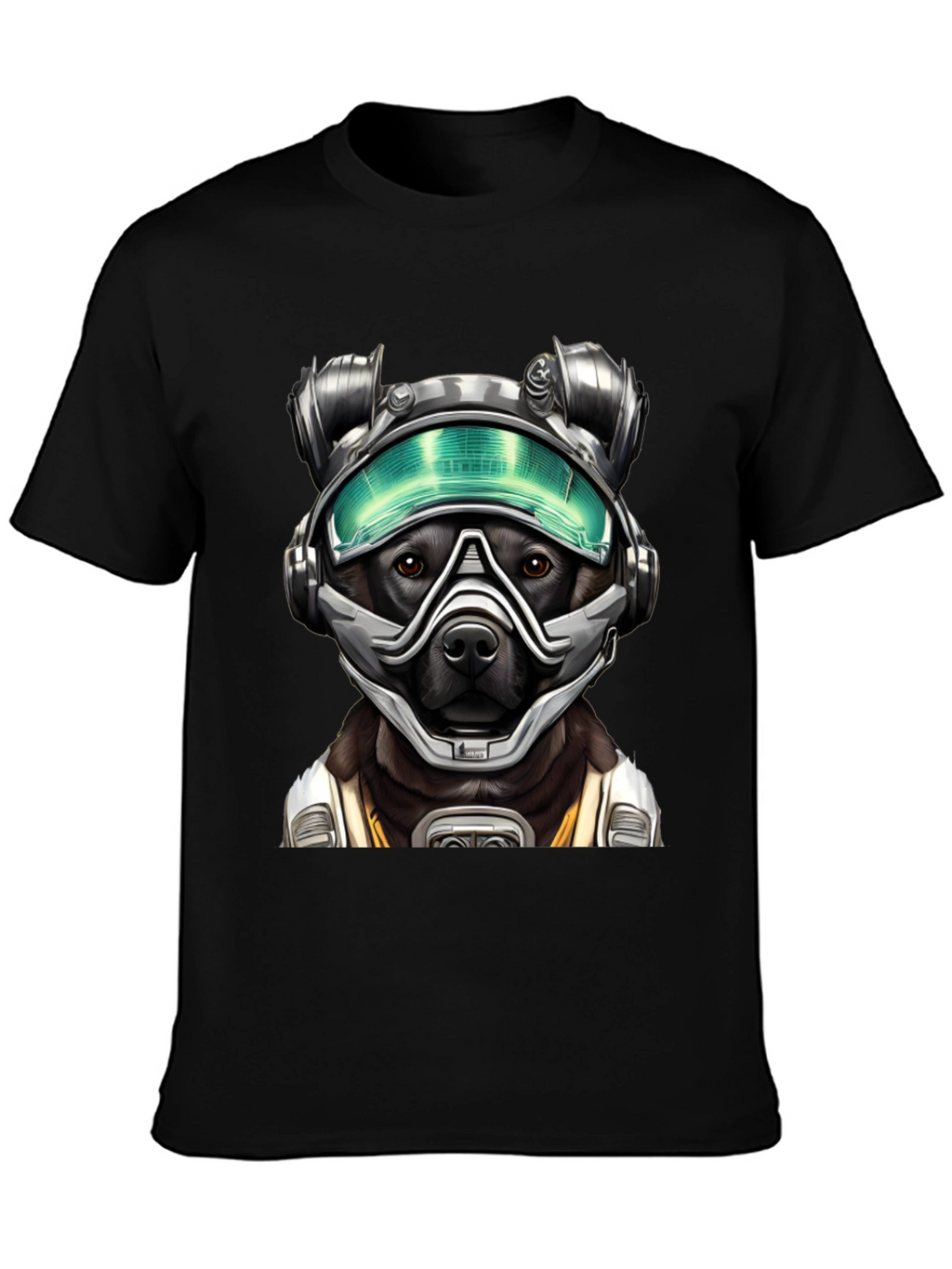 Dog in Space Suit Graphic Tee