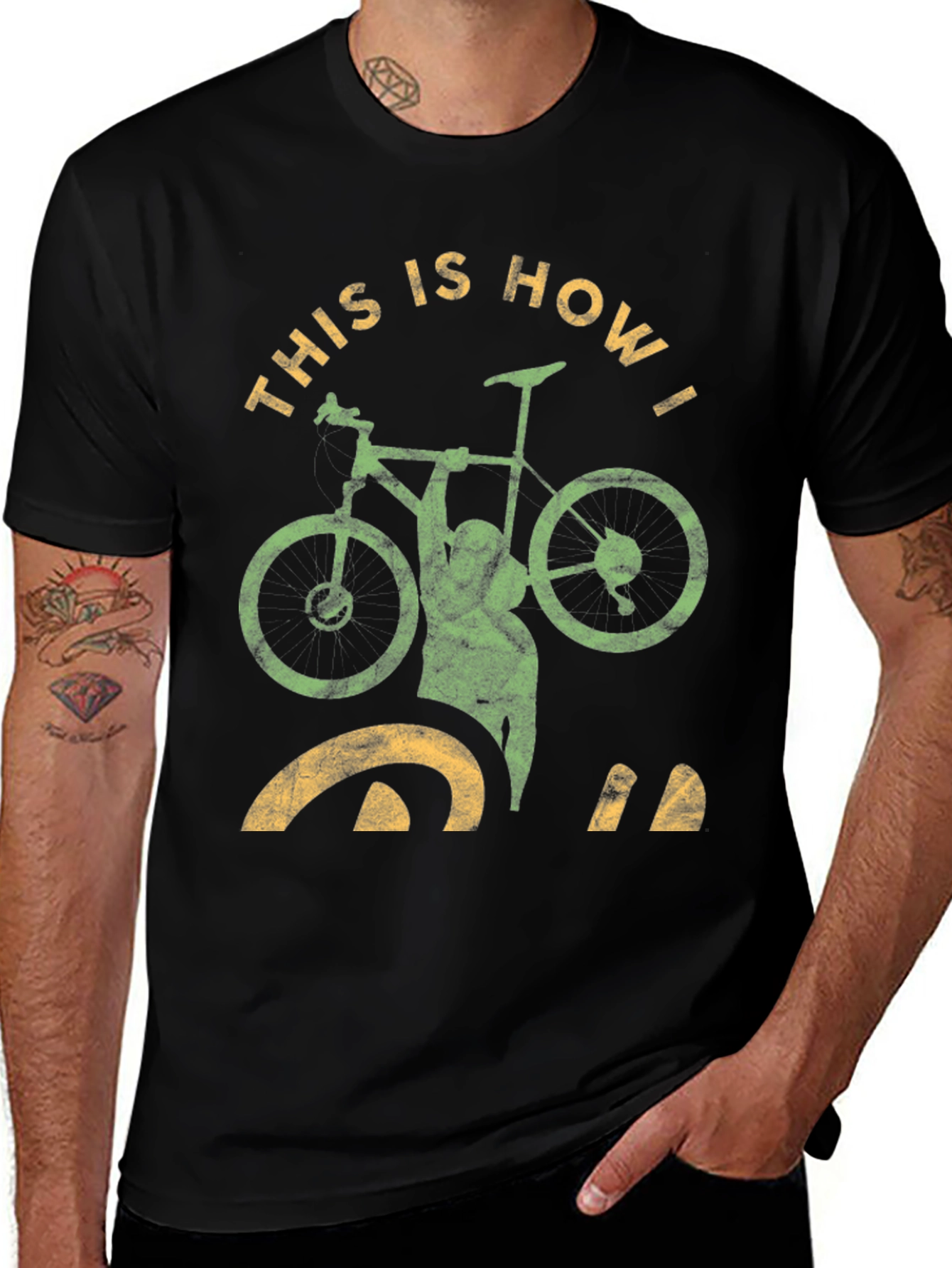 This is How I Roll T-Shirt - Mountain Bike Graphic Tee