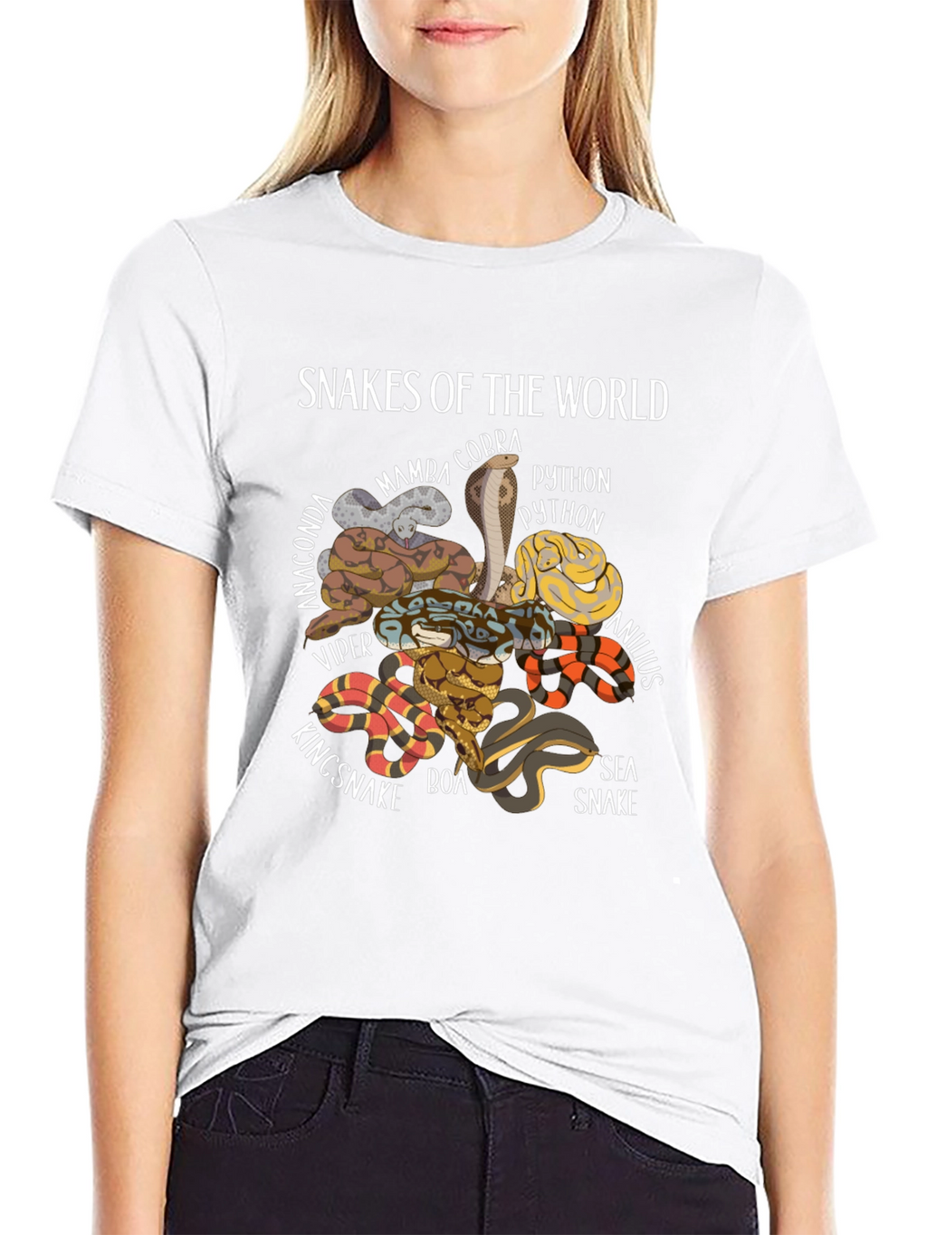Snakes of the World Graphic T-Shirt