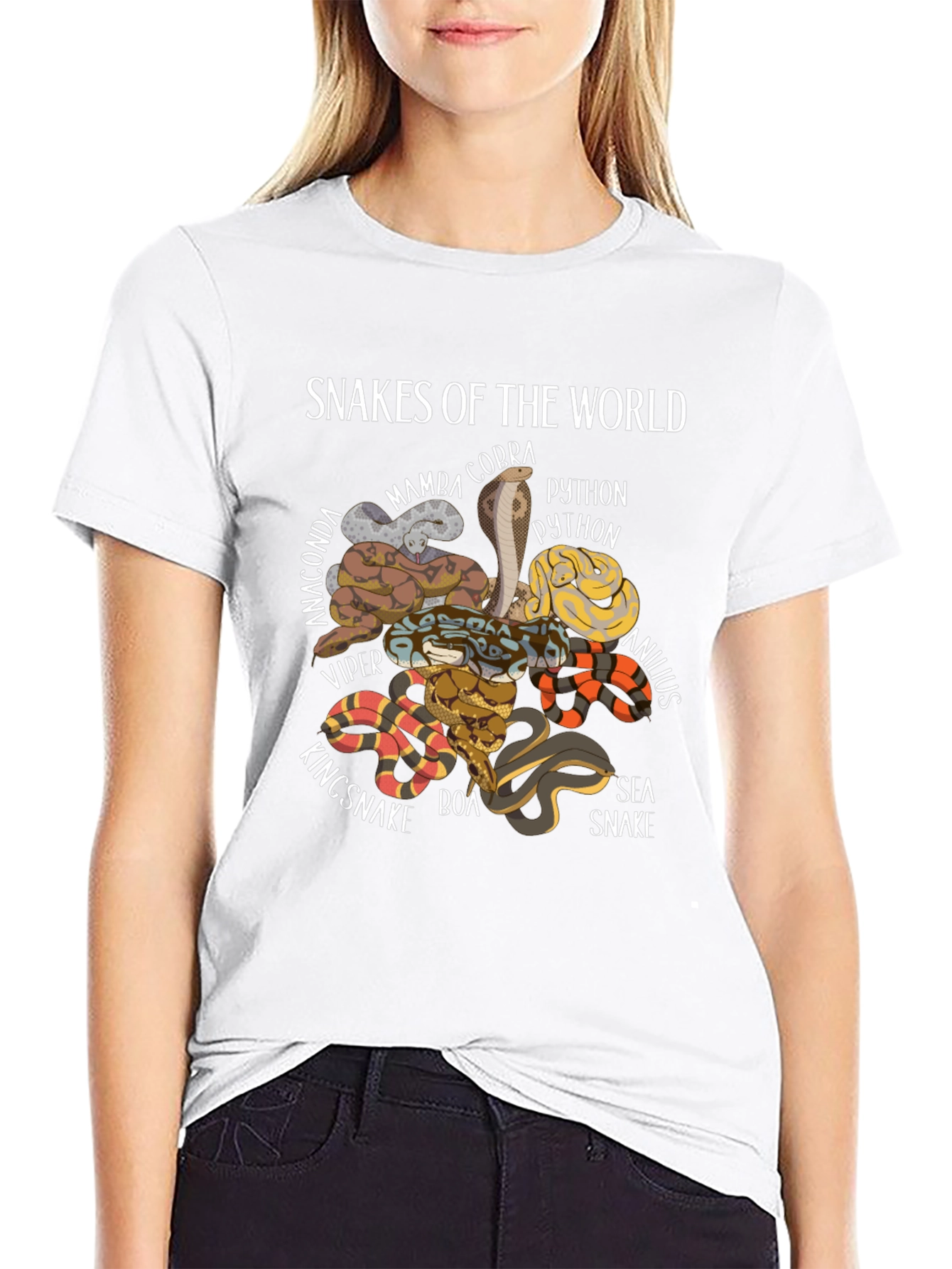 Snakes of the World Graphic T-Shirt