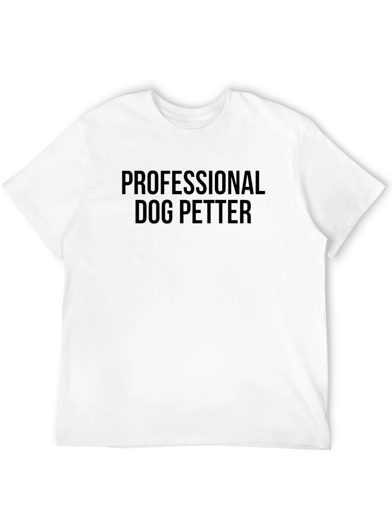 Professional Dog Petter Black T-Shirt