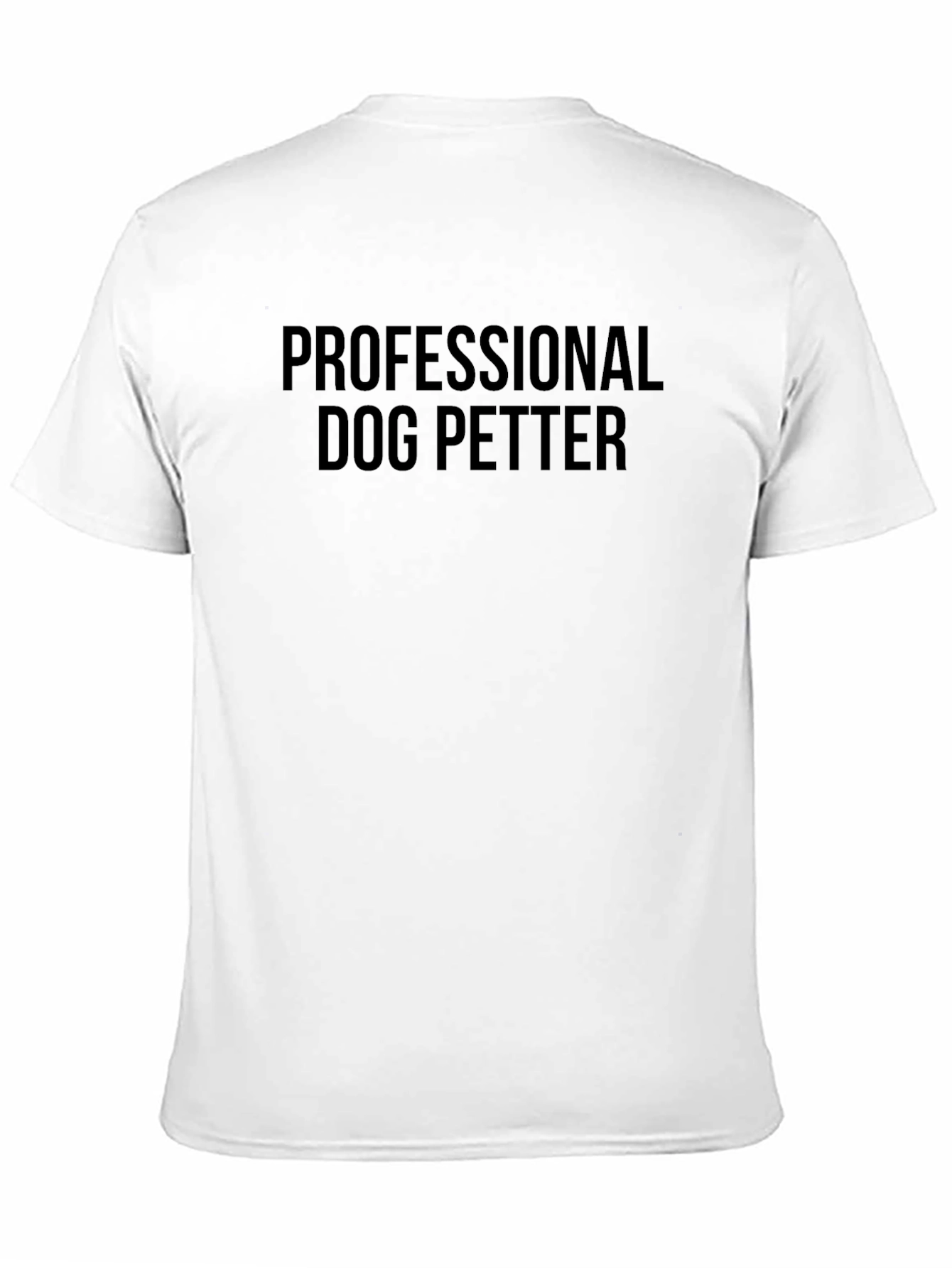 Professional Dog Petter Black T-Shirt
