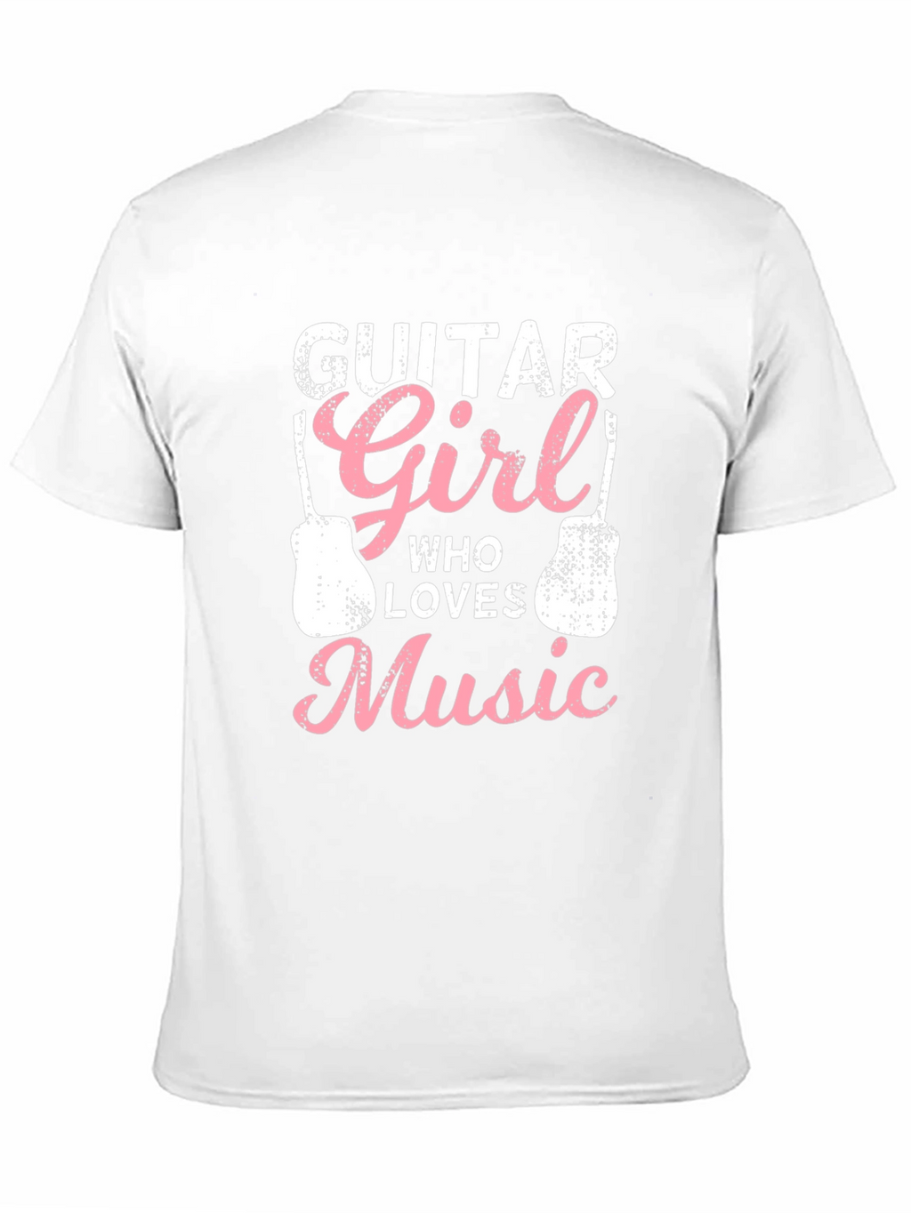 Guitar Girl Music Lover Graphic T-Shirt