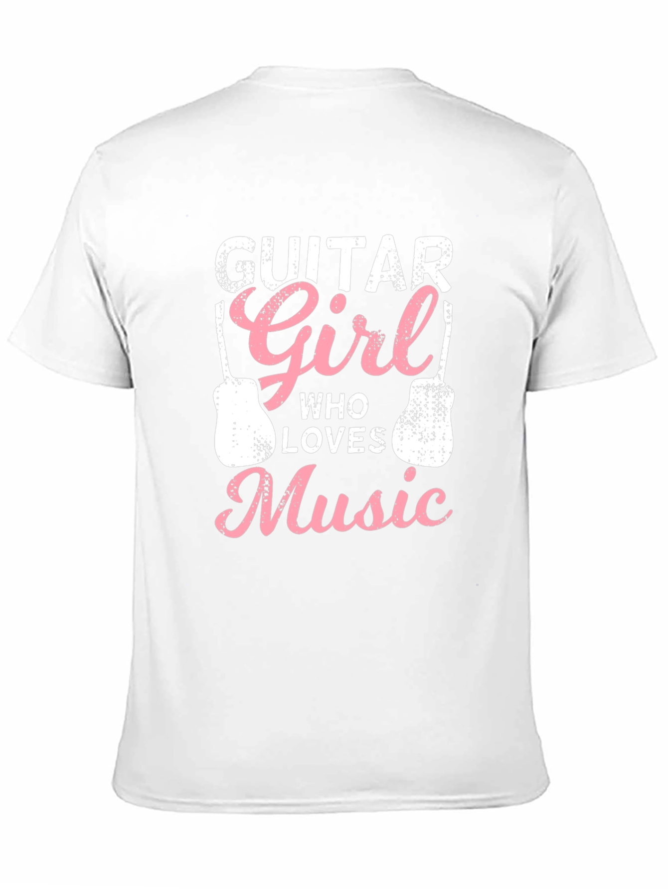 Guitar Girl Music Lover Graphic T-Shirt