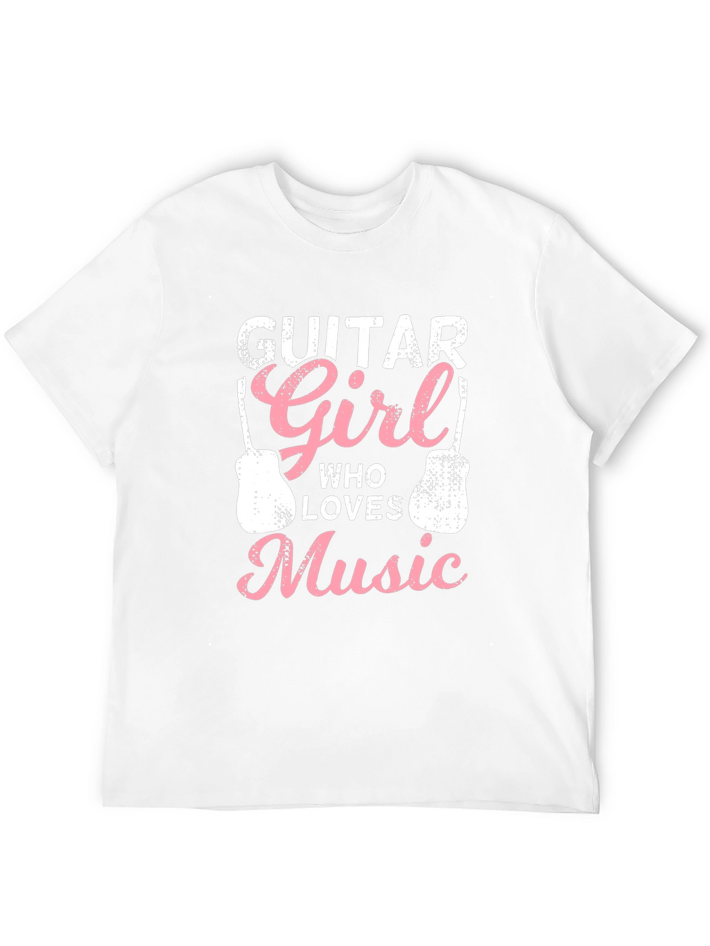Guitar Girl Music Lover Graphic T-Shirt