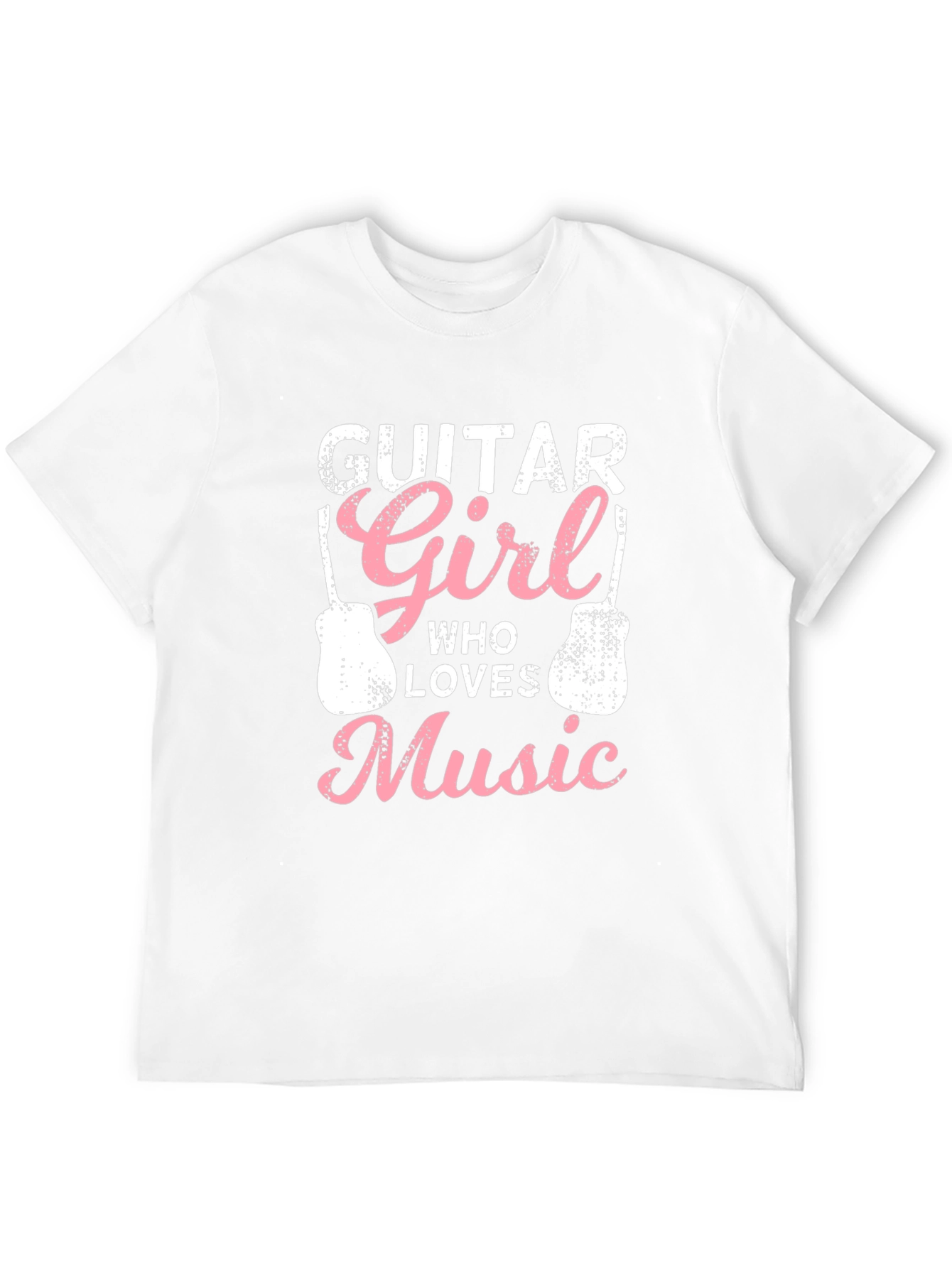 Guitar Girl Music Lover Graphic T-Shirt