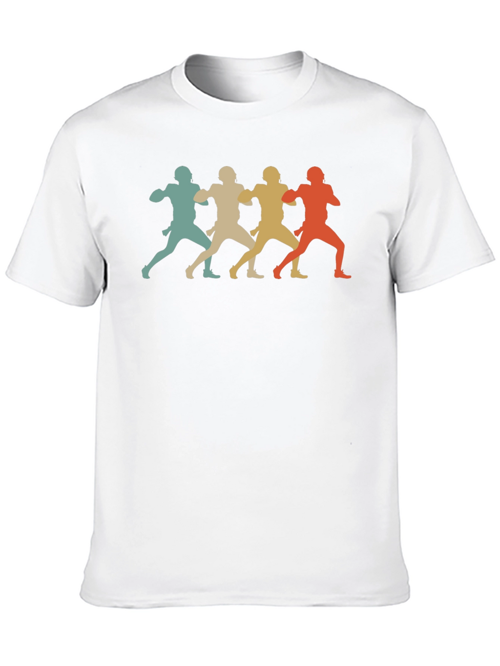 Retro Football Player Graphic Tee