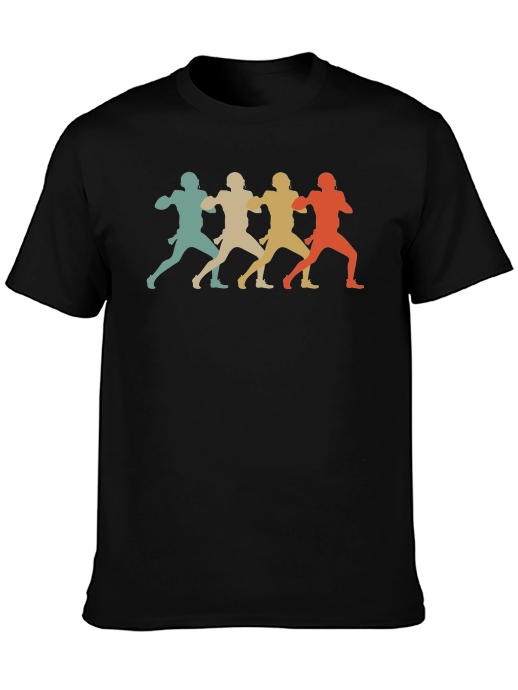 Retro Football Player Graphic Tee