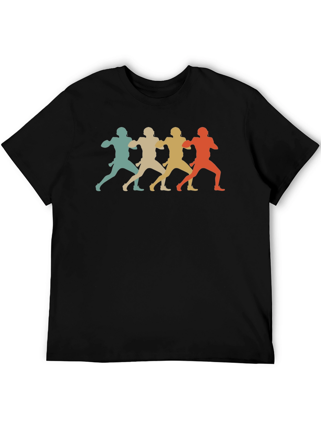 Retro Football Player Graphic Tee