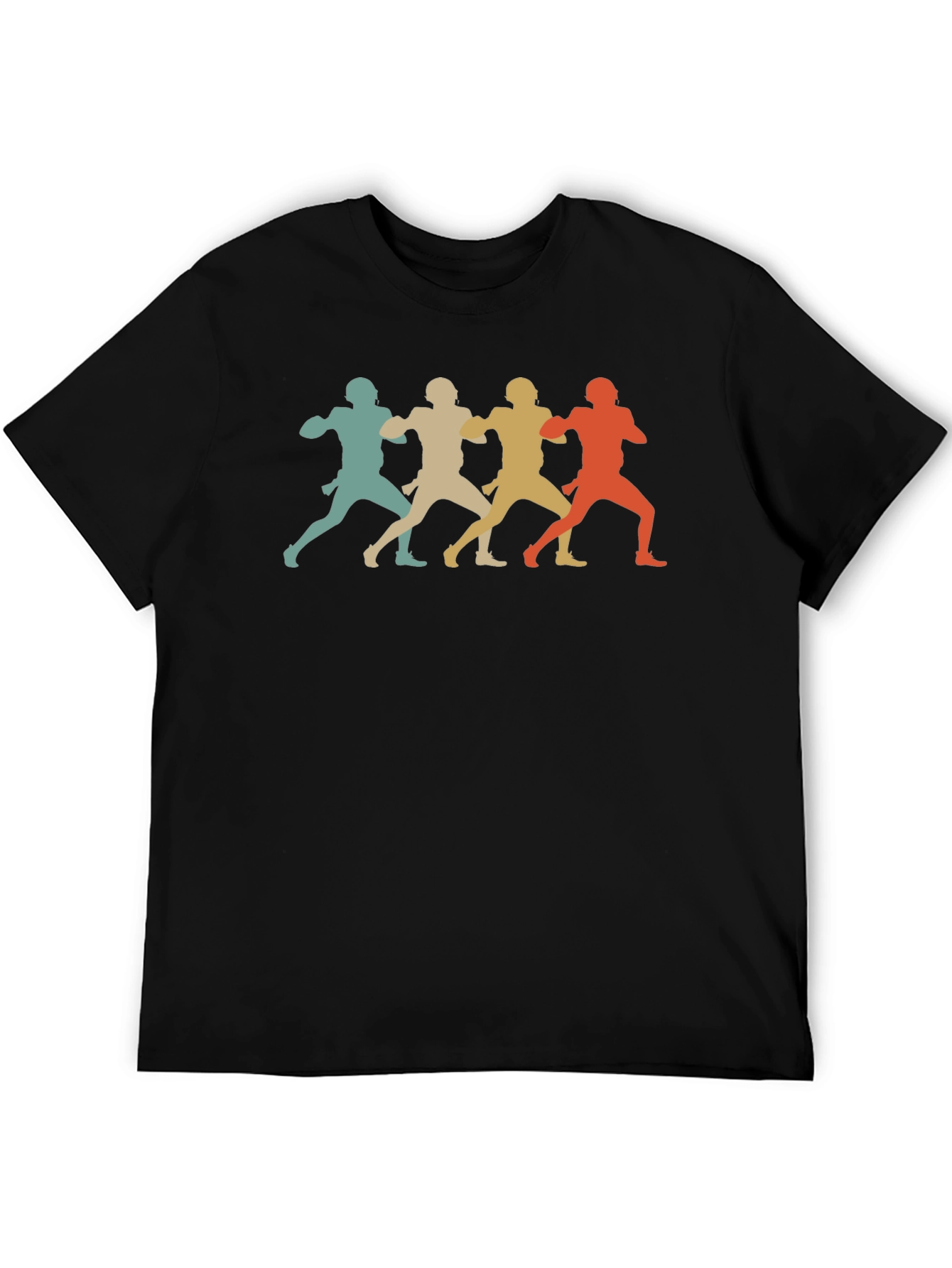 Retro Football Player Graphic Tee