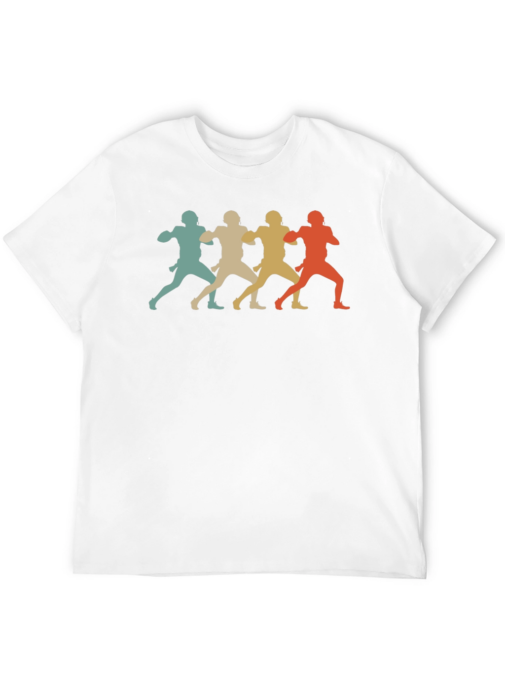 Retro Football Player Graphic Tee